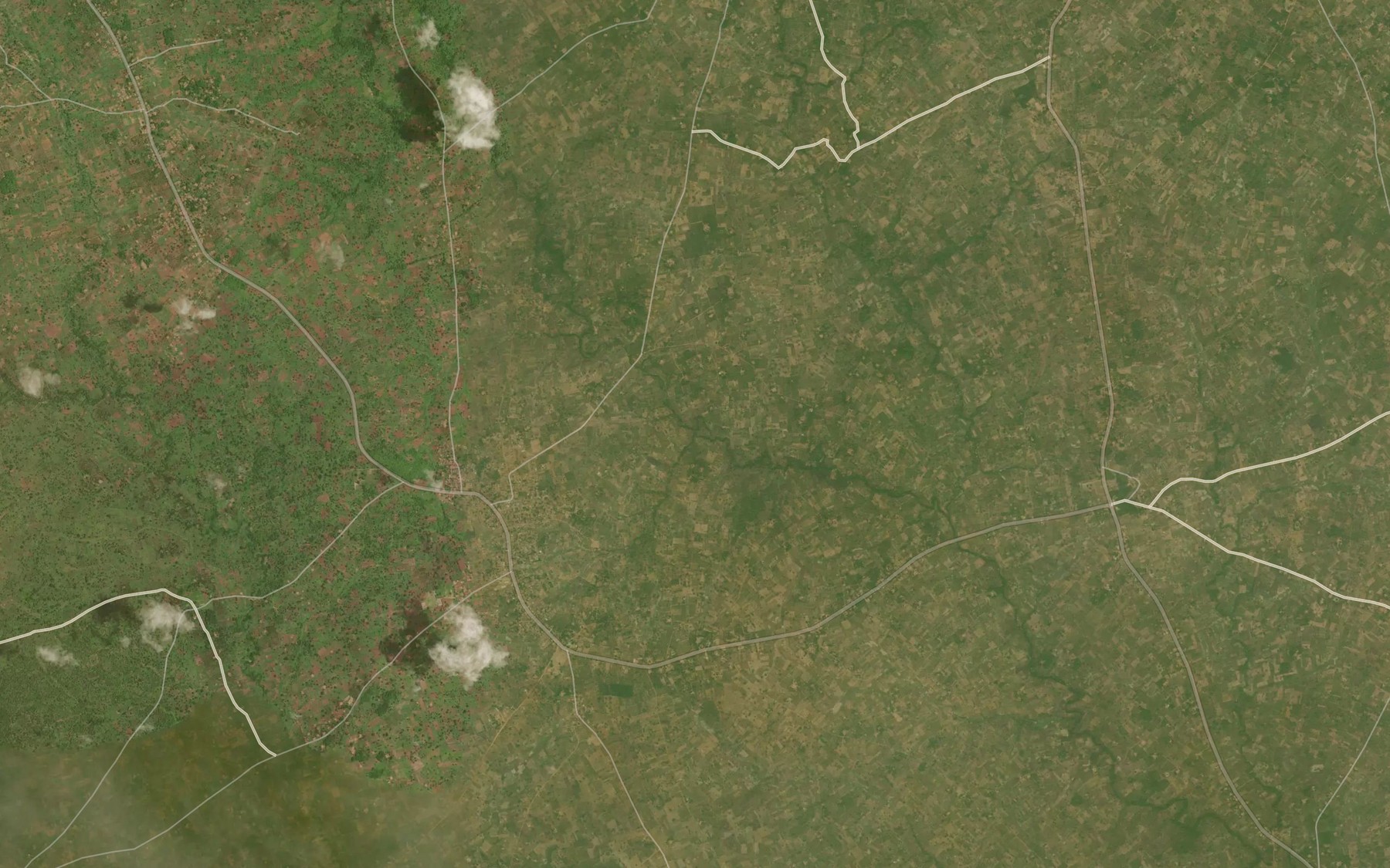 Satellite map of the Kontomen Stream