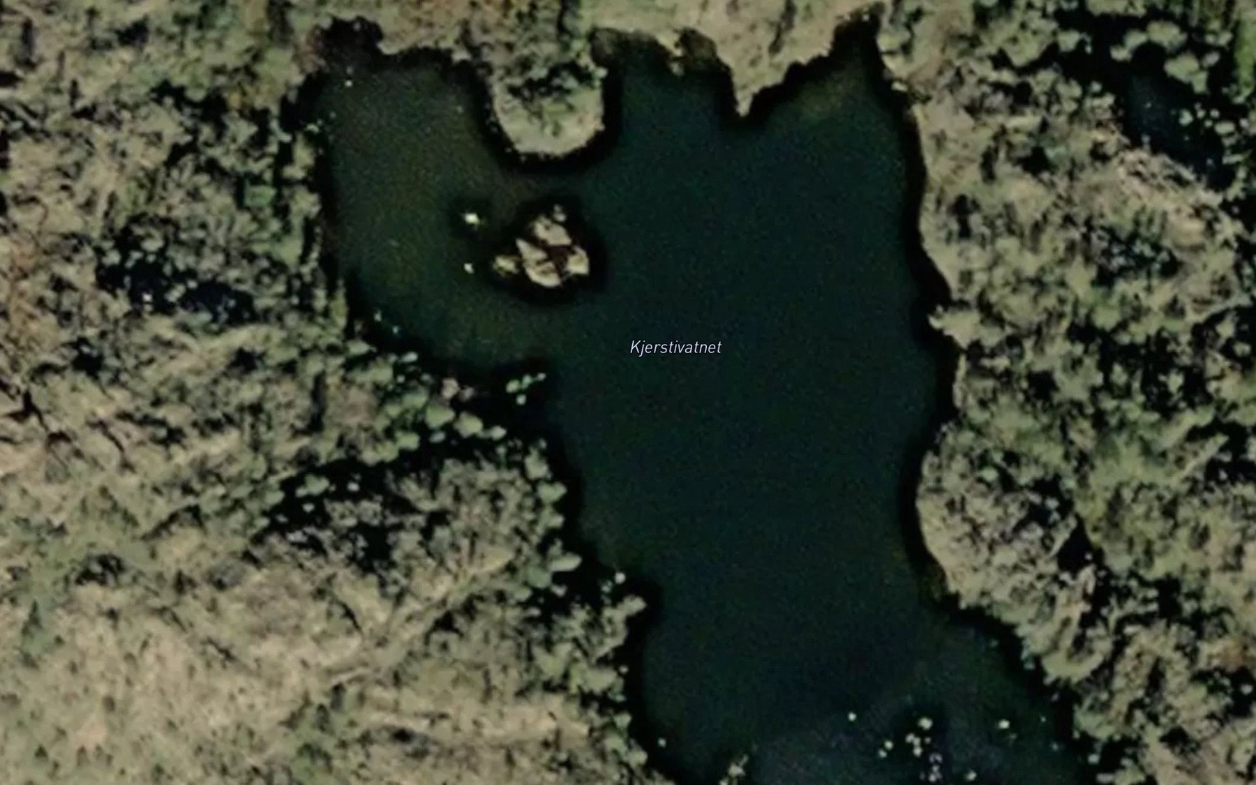 Satellite map of the Kjerstivatnet