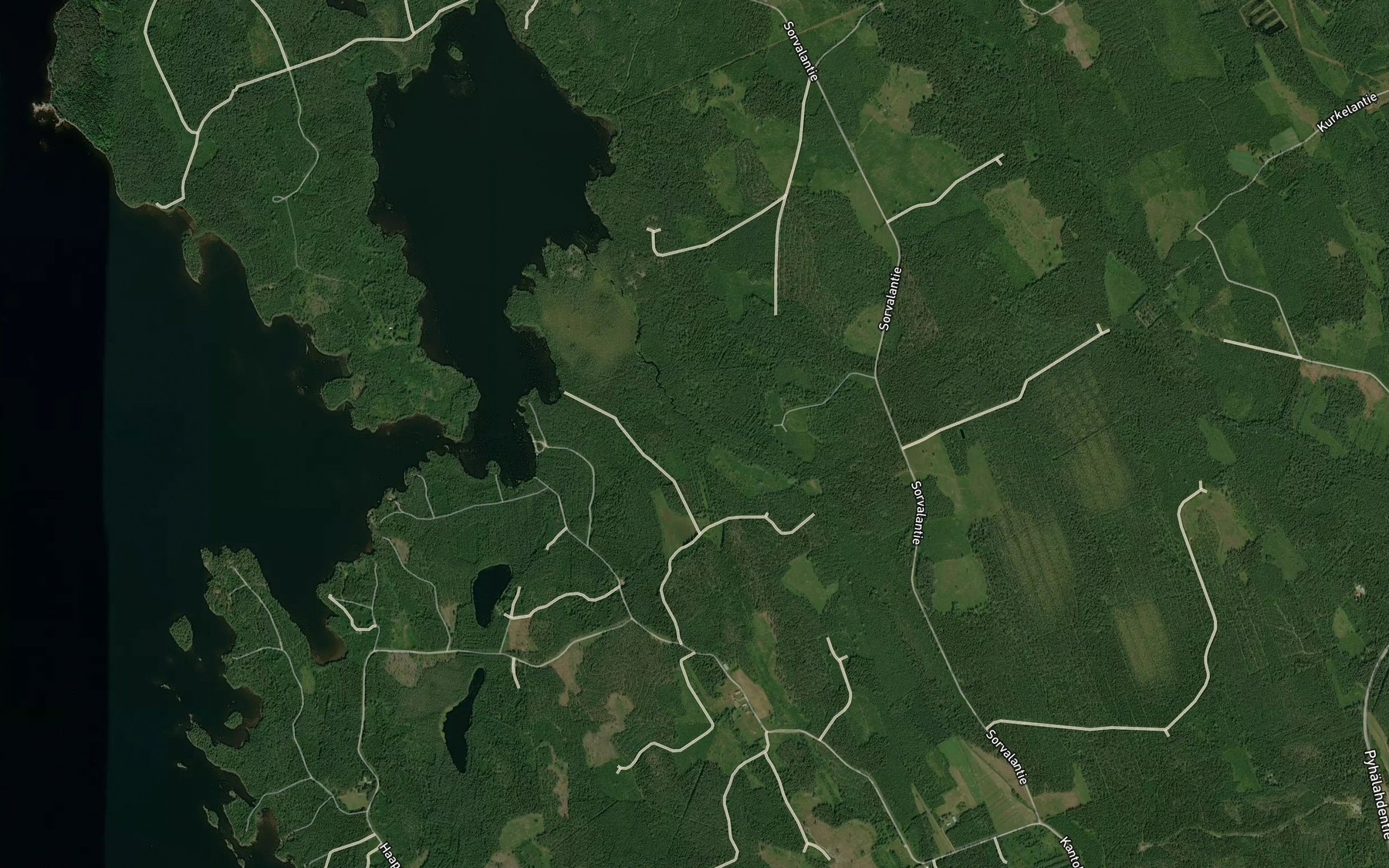 Satellite map of the Haataniitynpuro