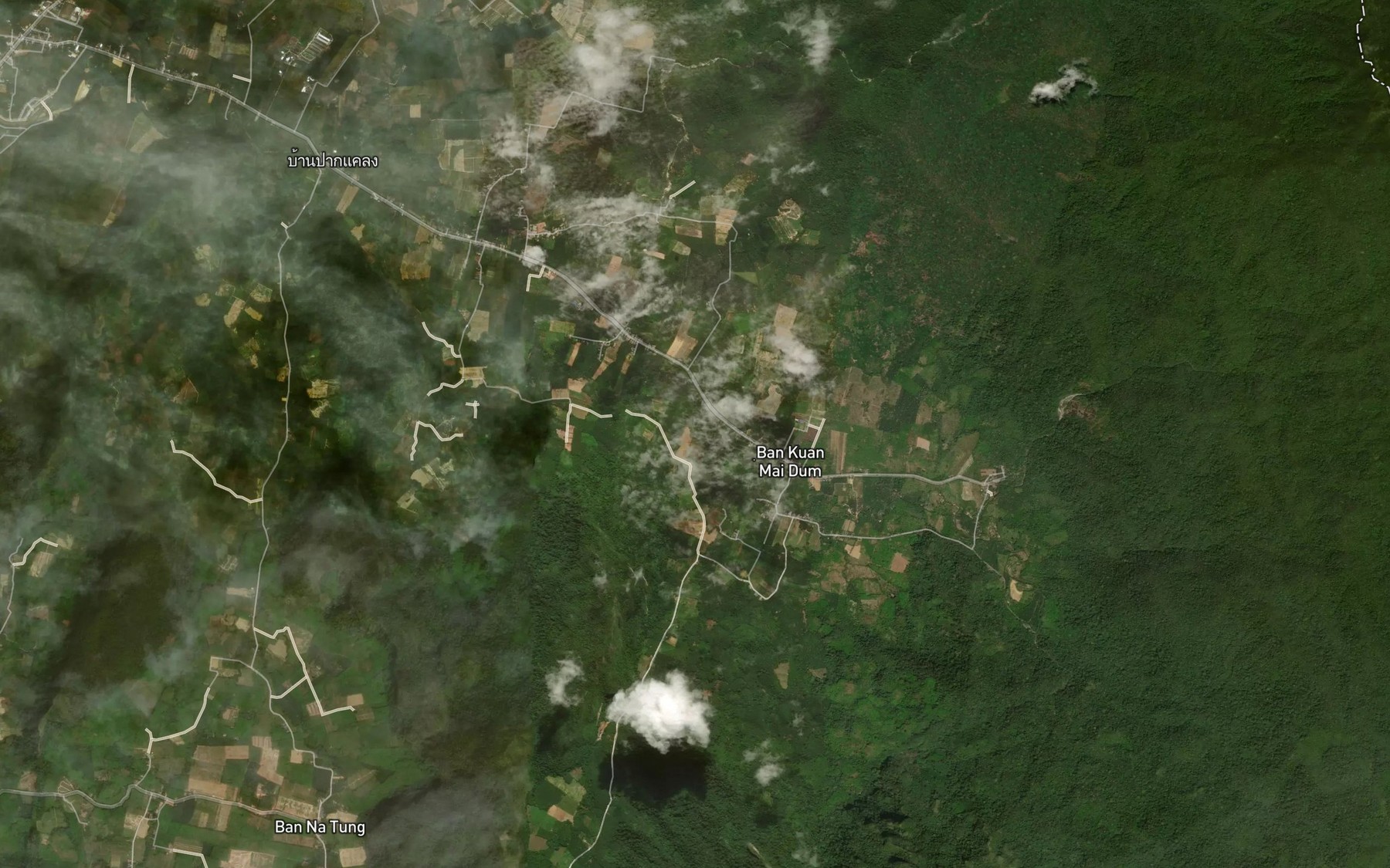 Satellite map of the Khlong Bat Lut