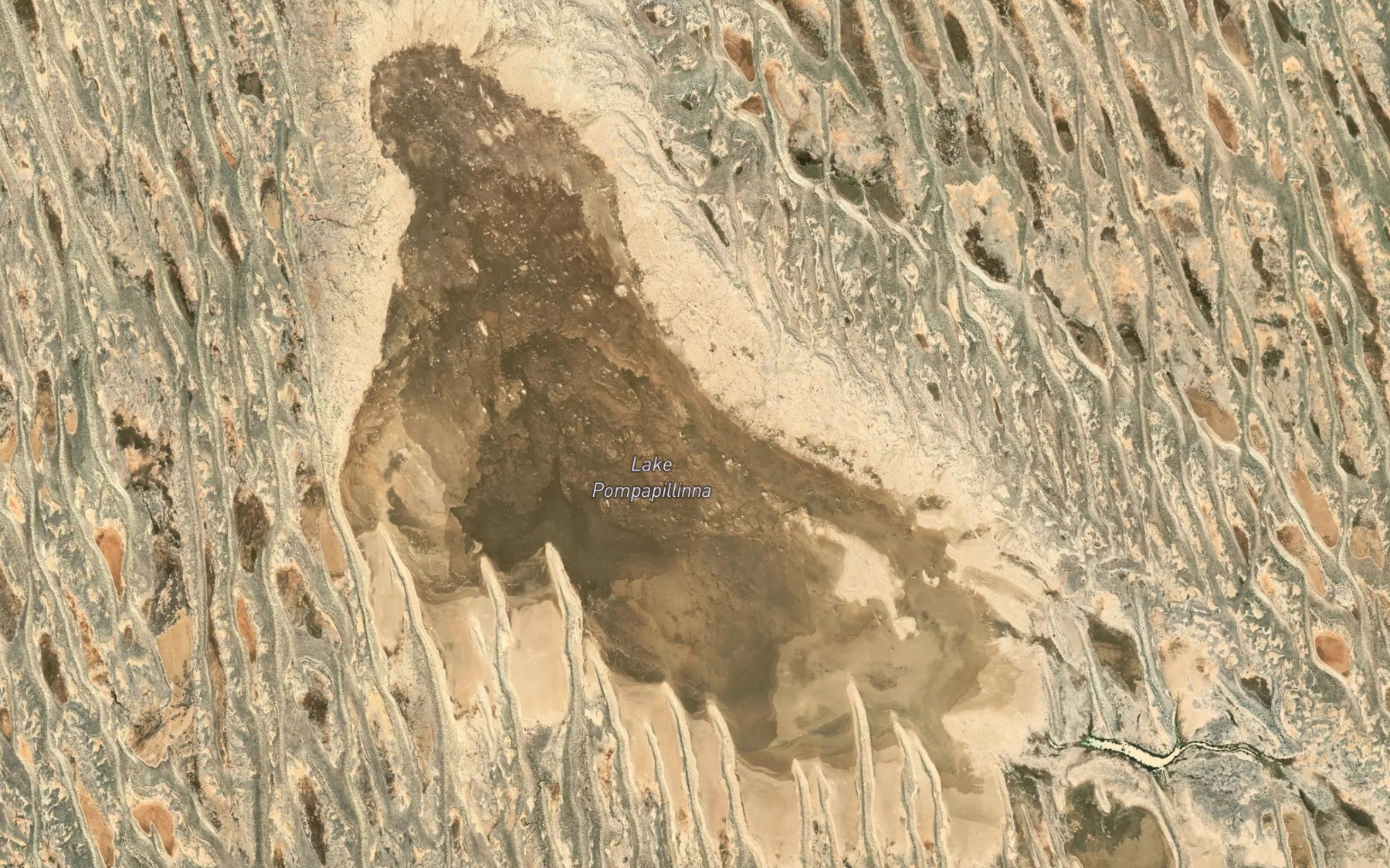 Satellite map of the Lake Pompapillinna