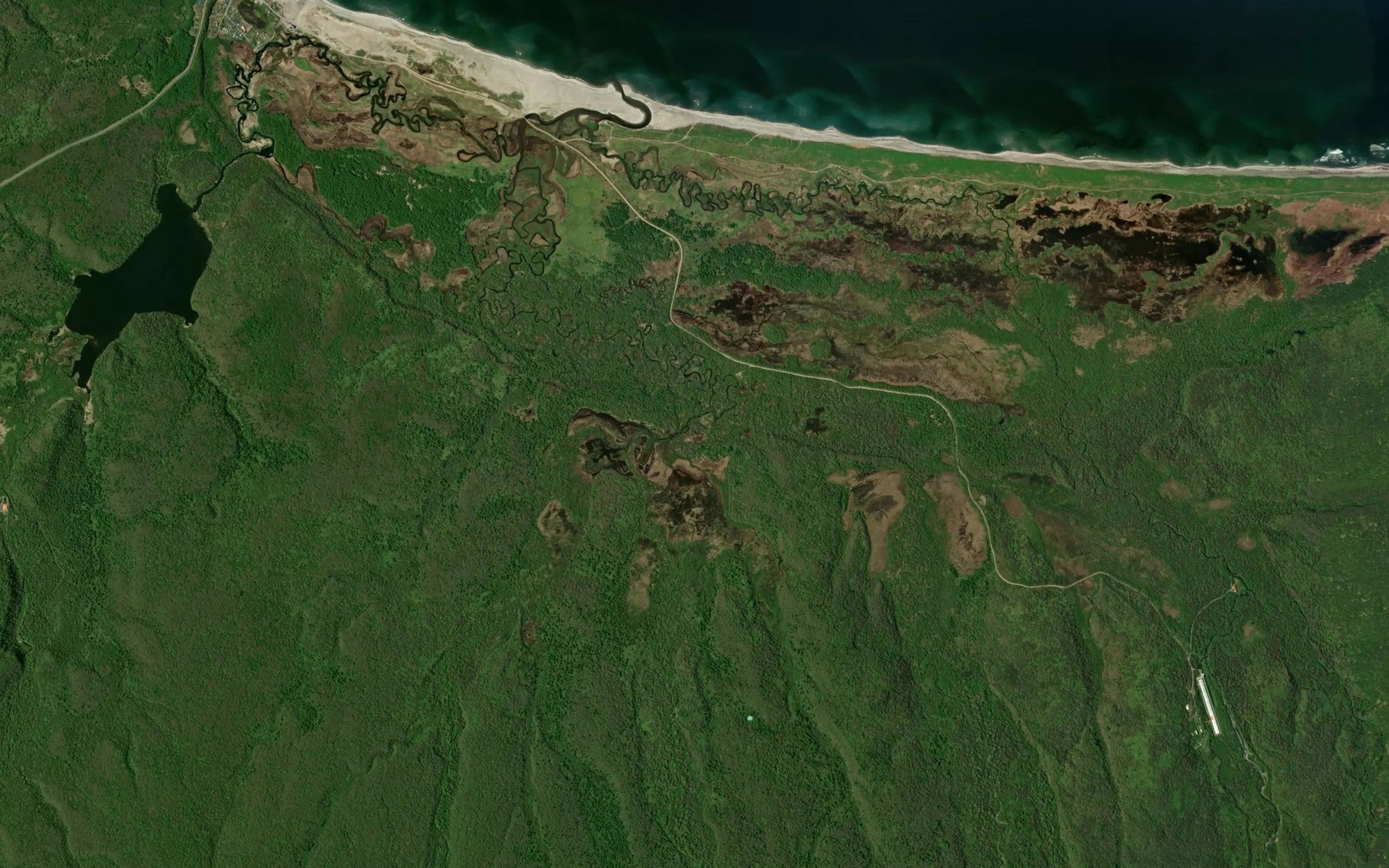 Satellite map of the Argun'