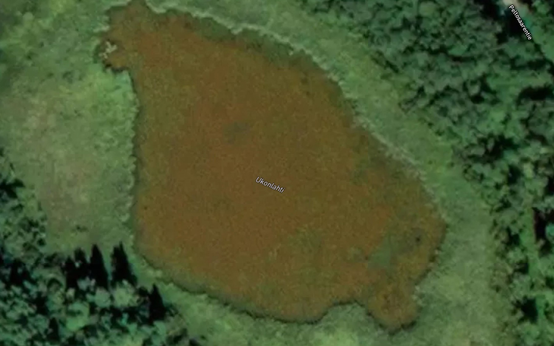 Satellite map of the Ukonlahti