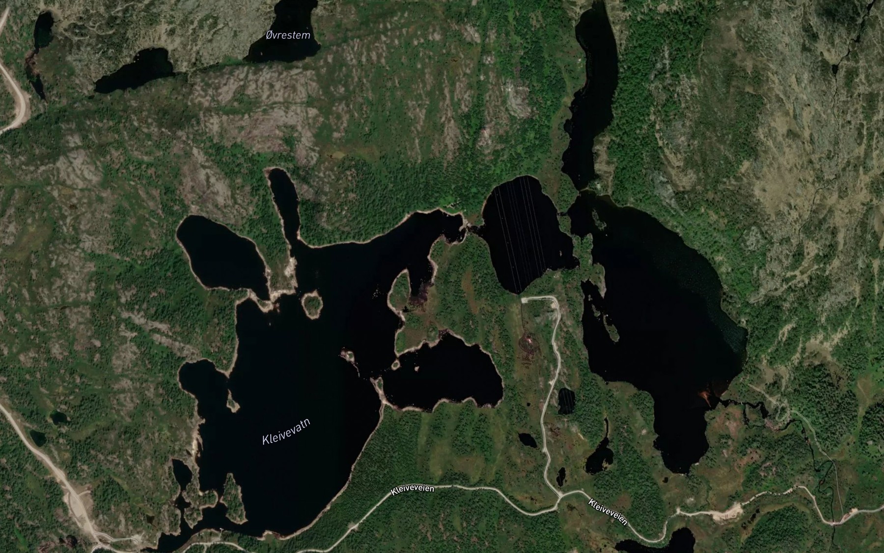 Satellite map of the Kleivvatnet