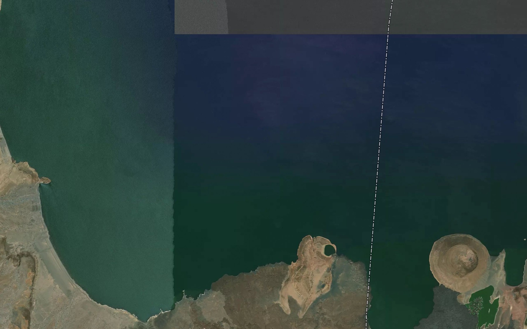 Satellite map of the Von Hohnels Bay