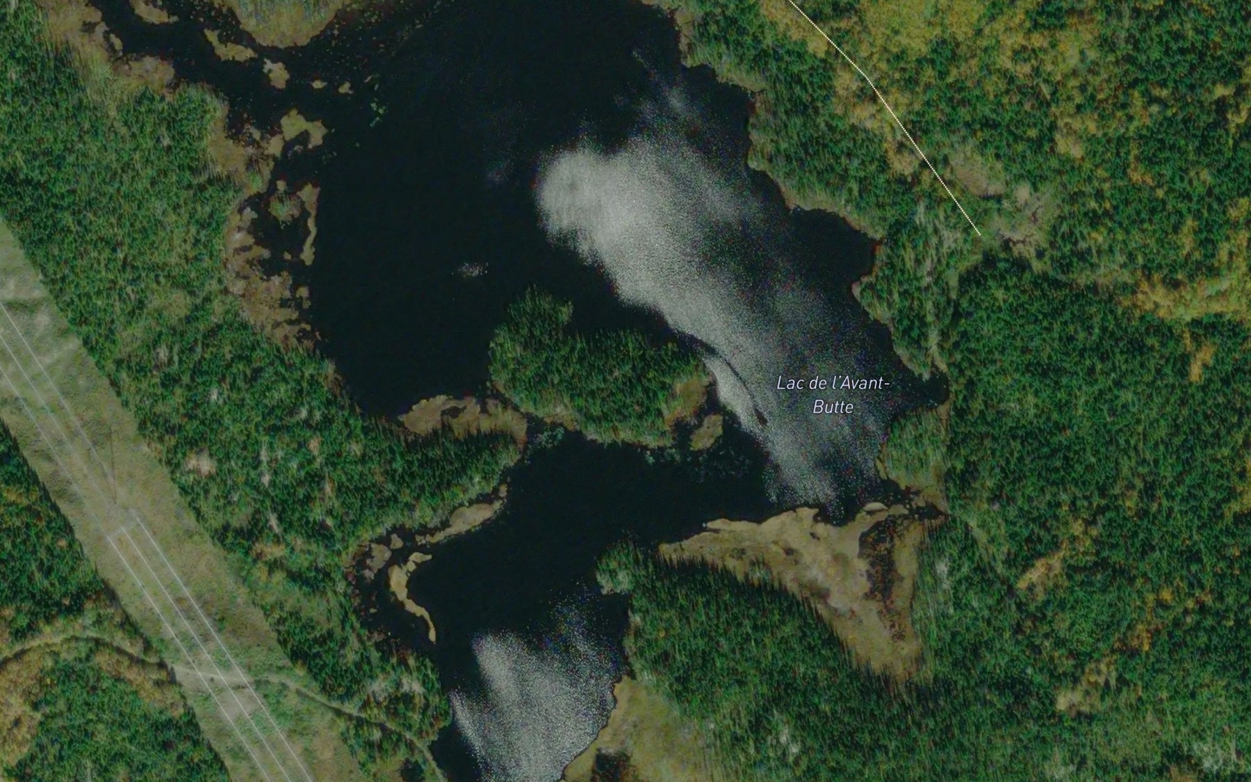 Satellite map of the Lac de l'Avant-Butte
