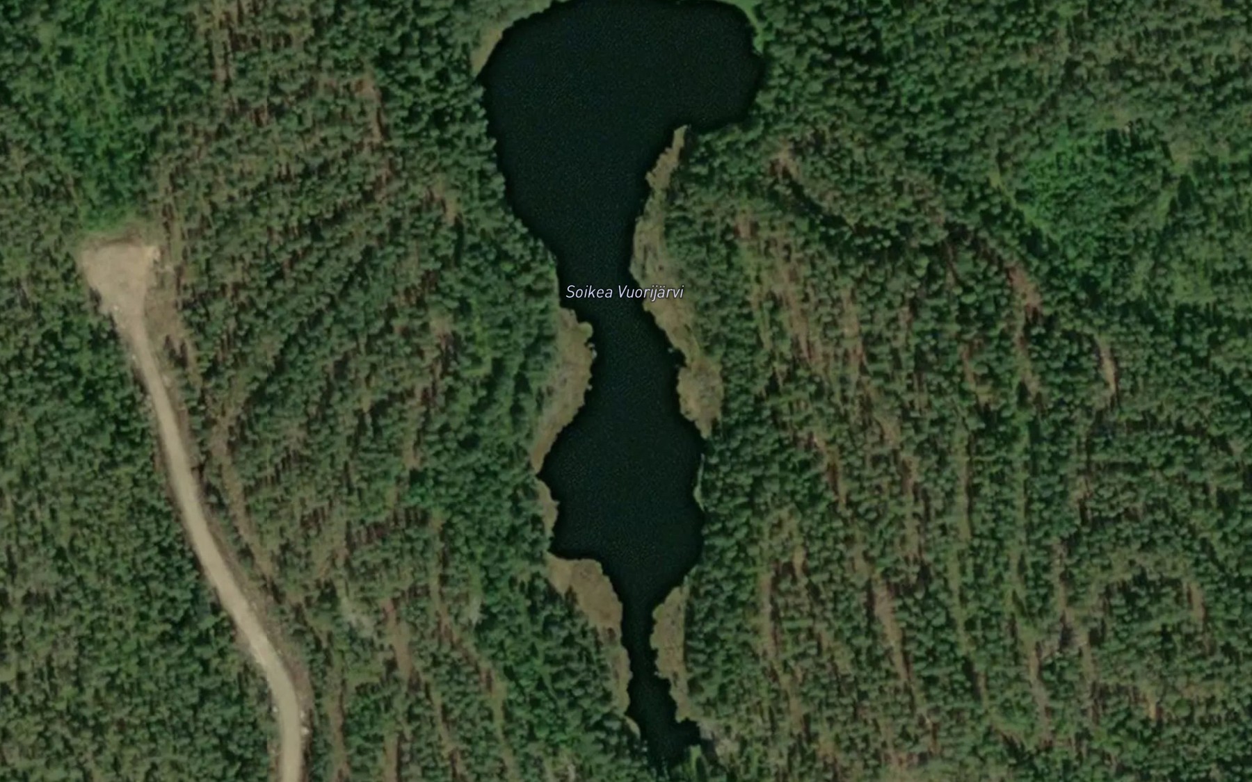Satellite map of the Soikea Vuorijarvi