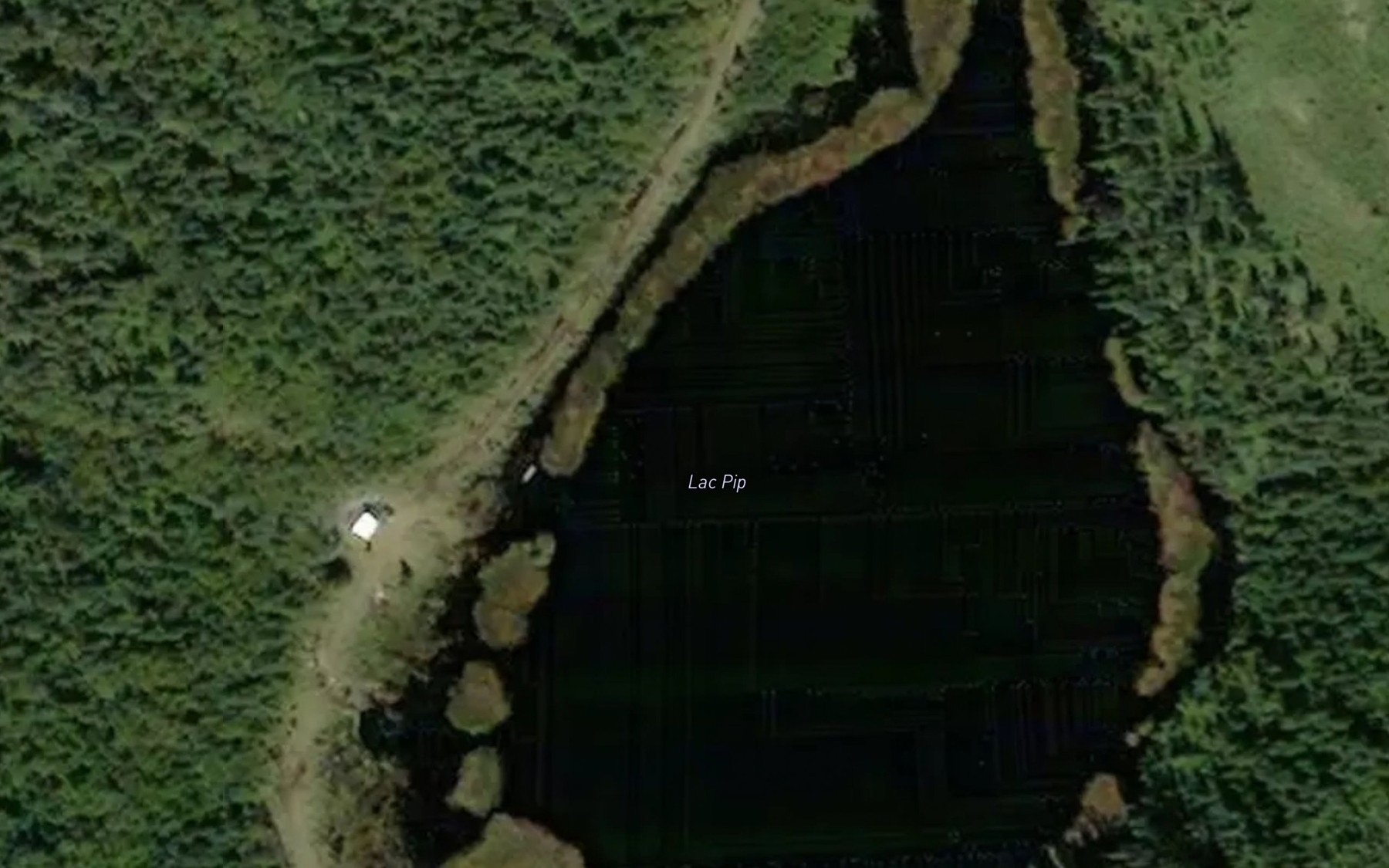 Satellite map of the Lac Pip