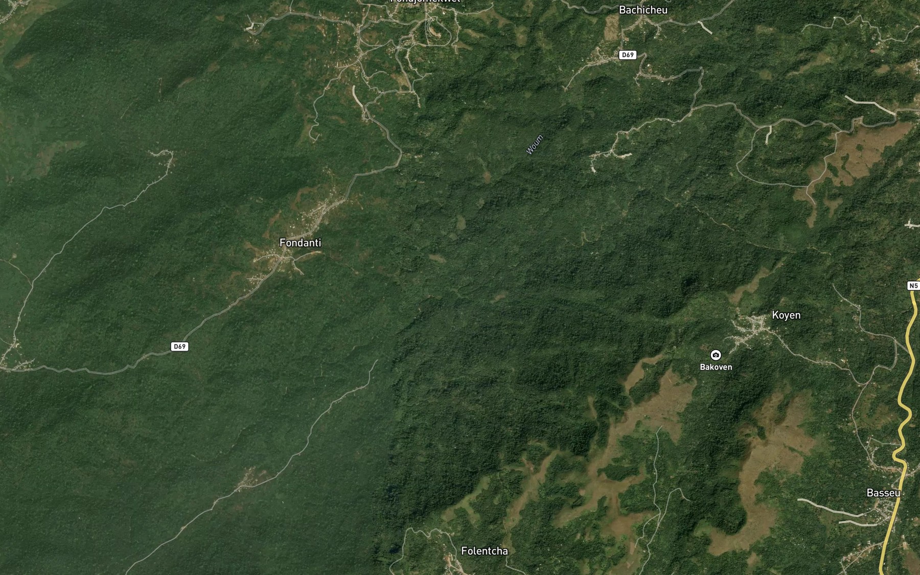 Satellite map of the Mghom