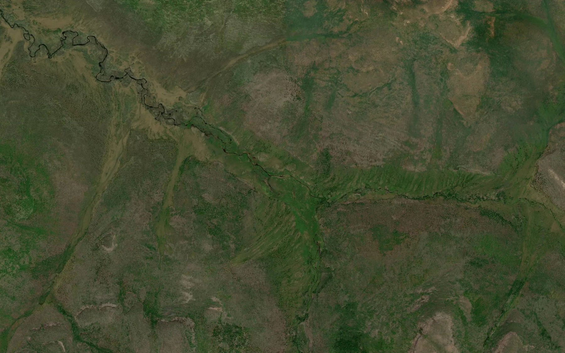 Satellite map of the Bratskiy