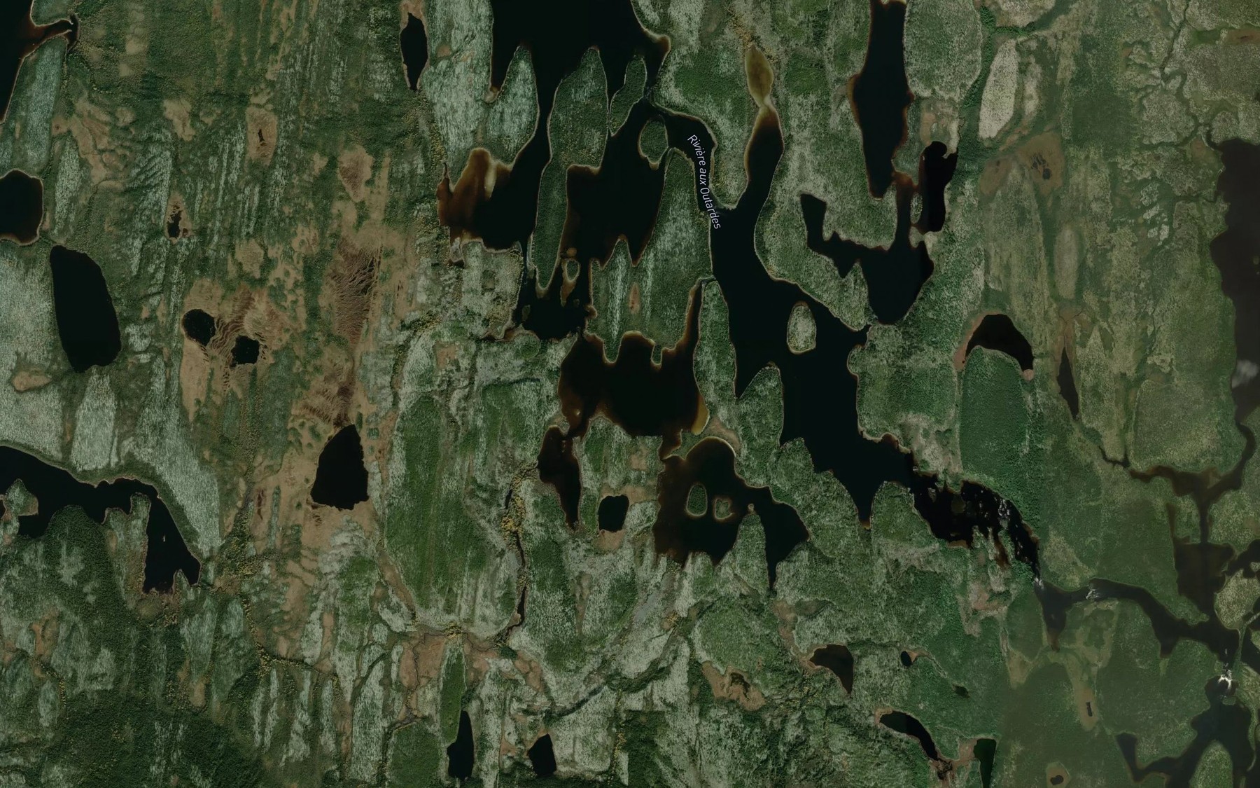 Satellite map of the Lac Kaishilipashtukut
