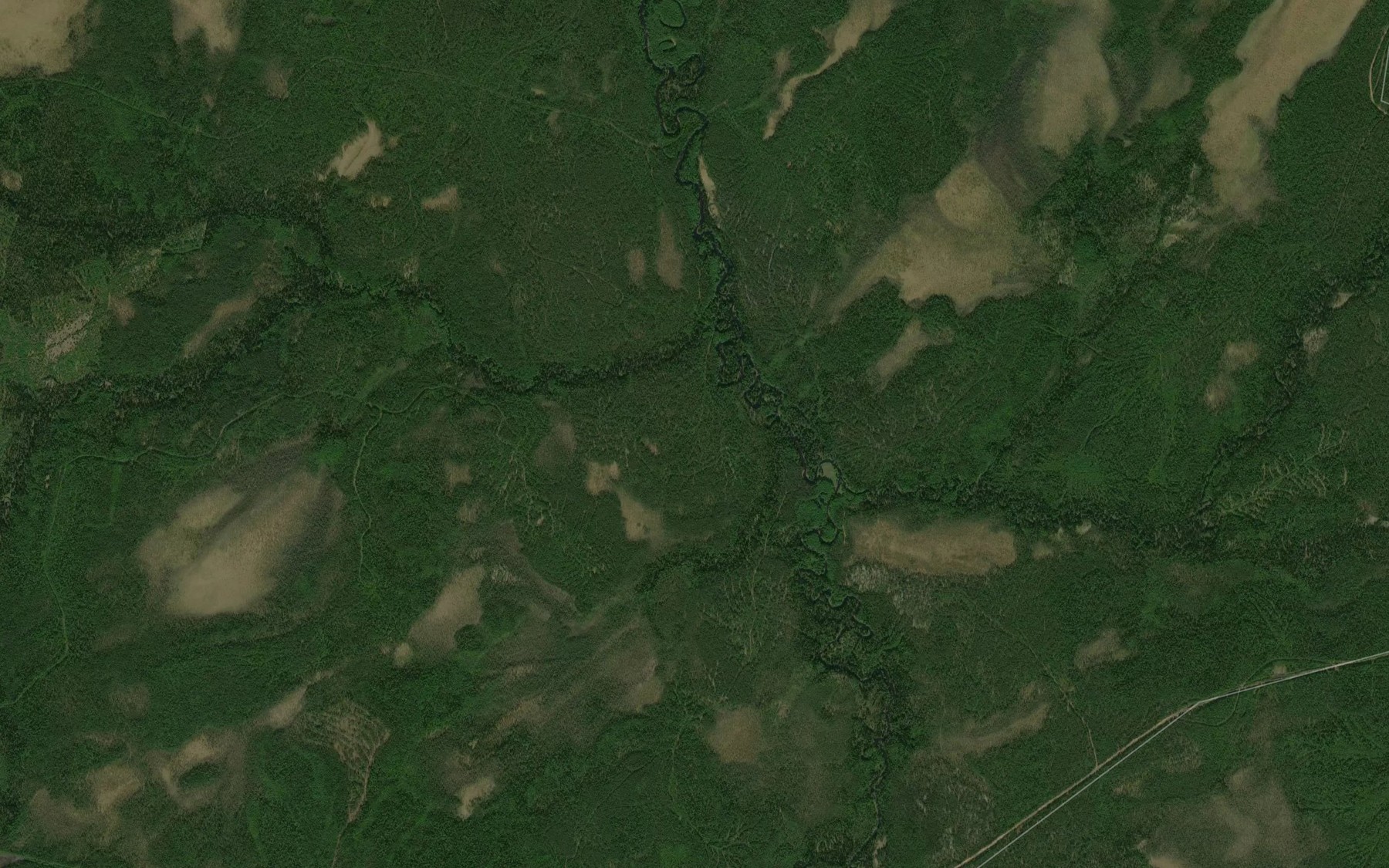 Satellite map of the Karpiyel'