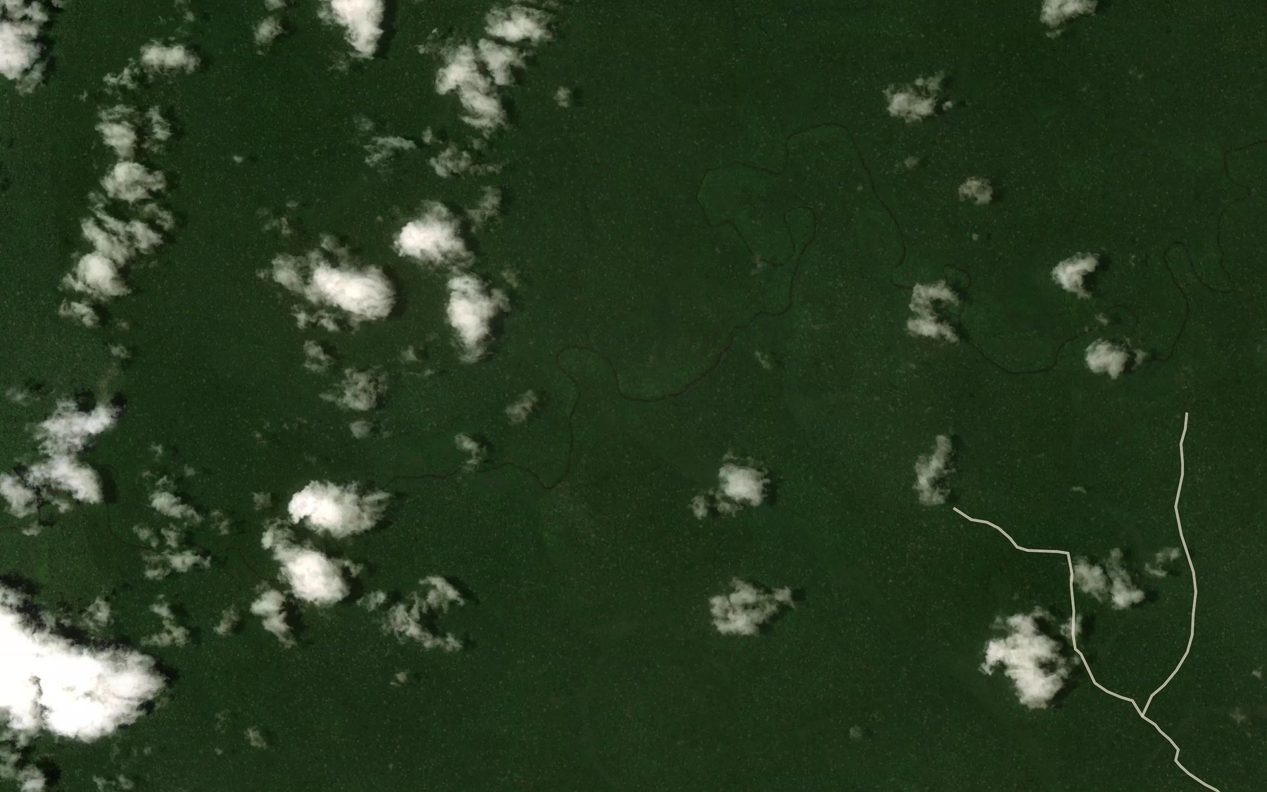 Satellite map of the Siebe