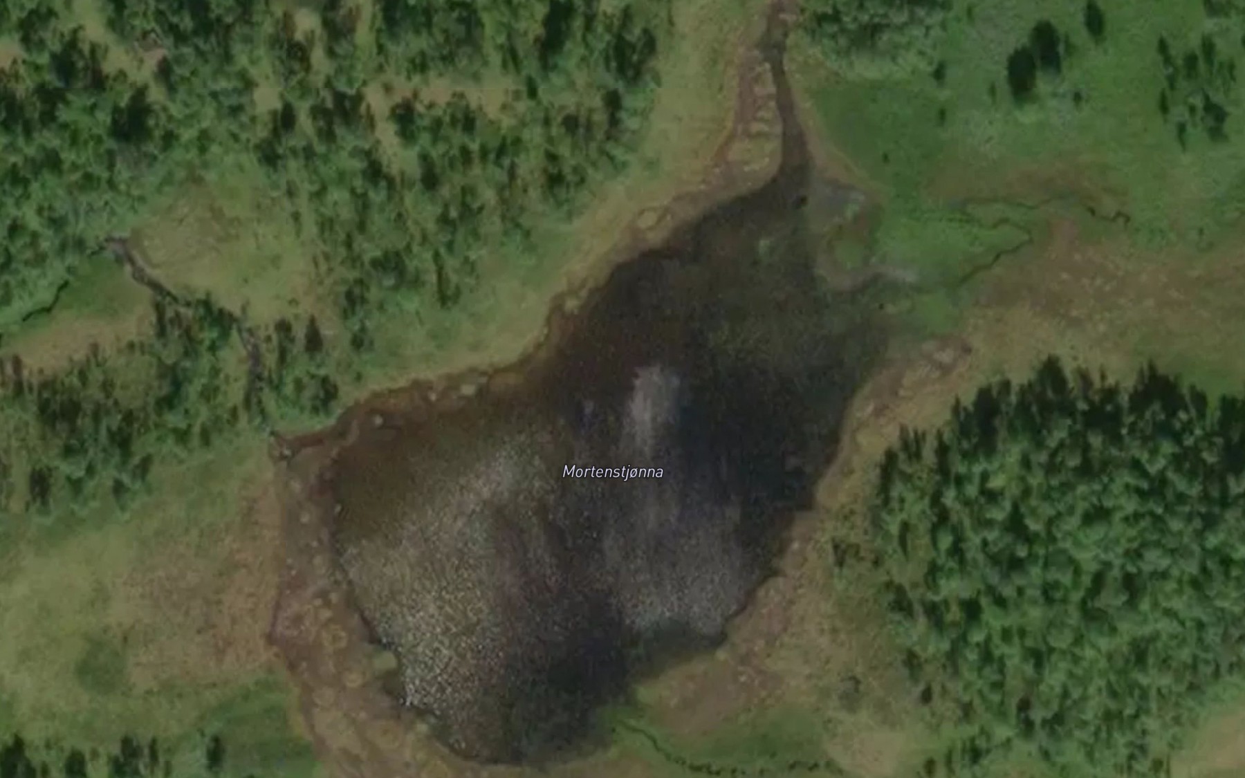Satellite map of the Mortenstjonna