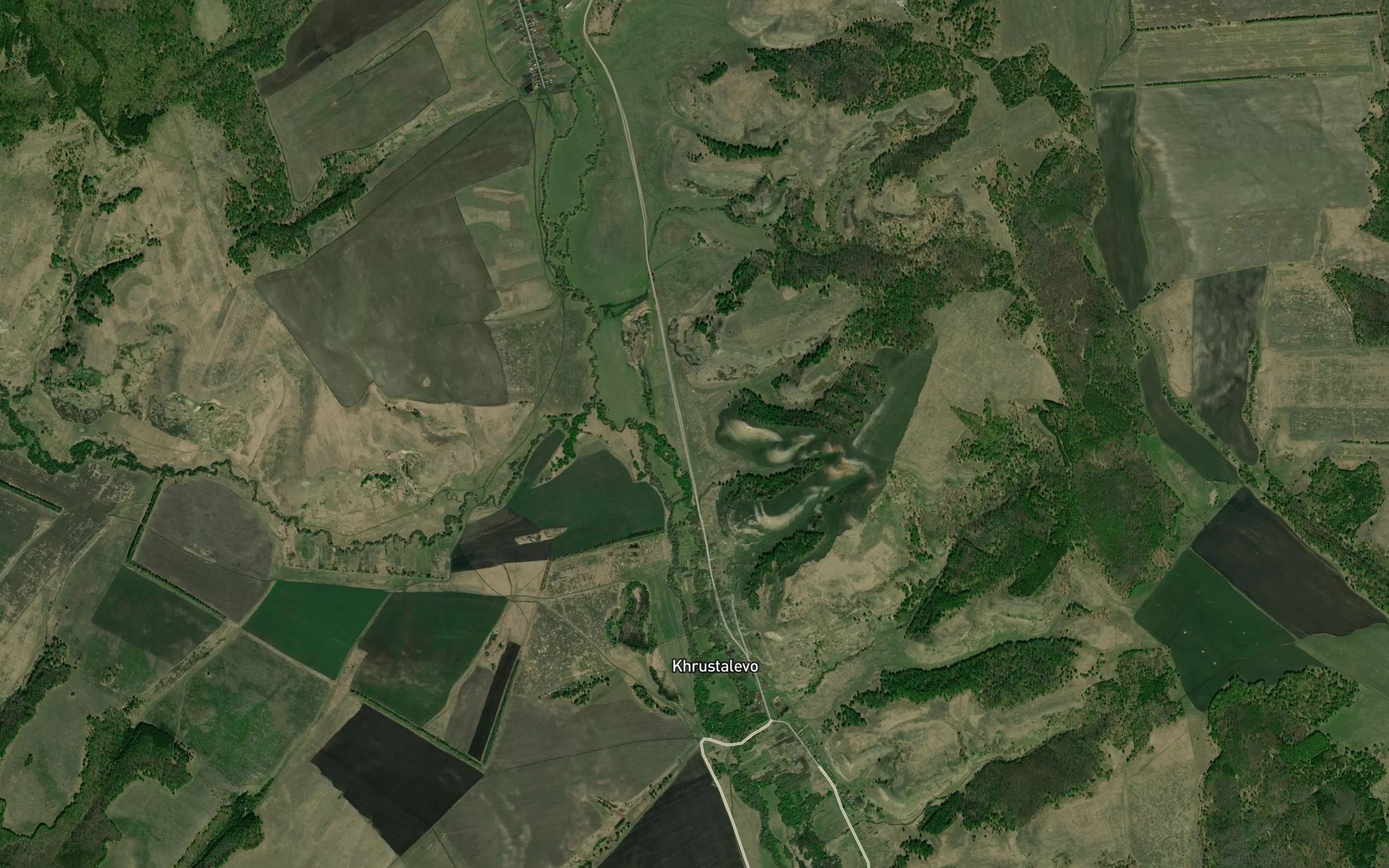 Satellite map of the Kaibe