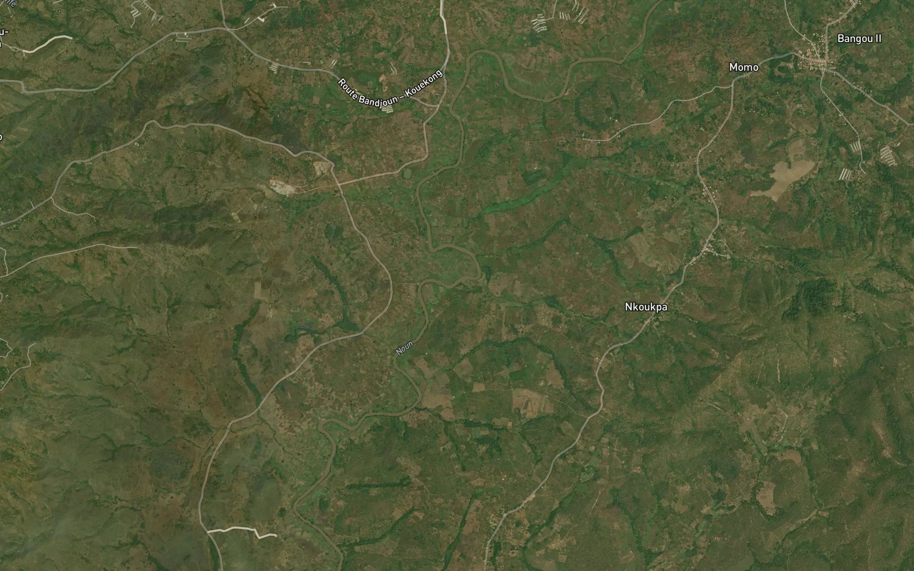 Satellite map of the Cheuhangou