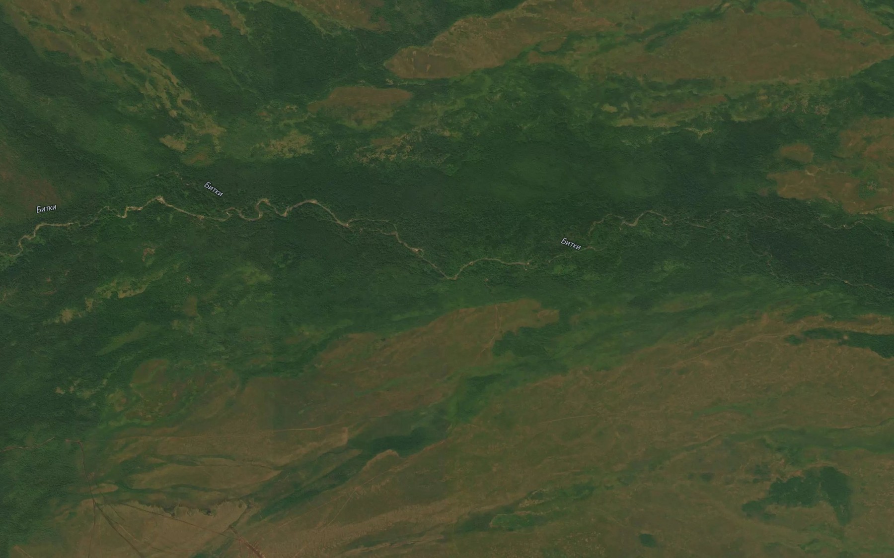 Satellite map of the Zayachiy