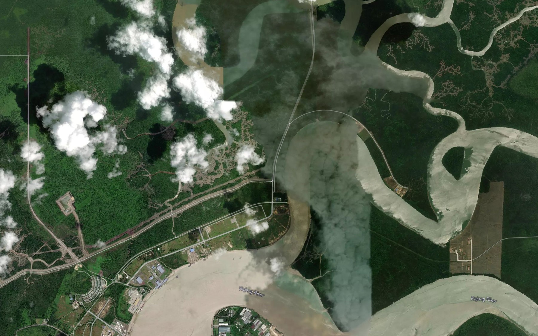Satellite map of the Tanjong Selidang
