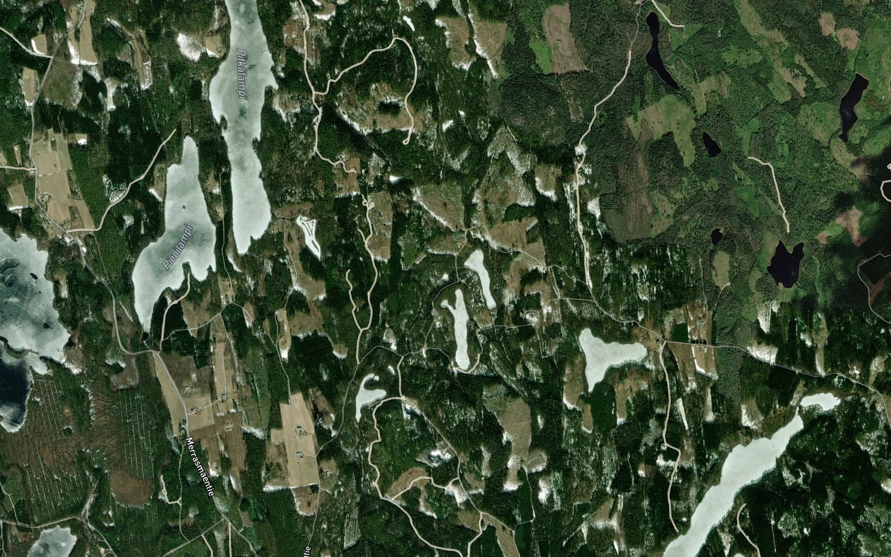 Satellite map of the Mutalampi