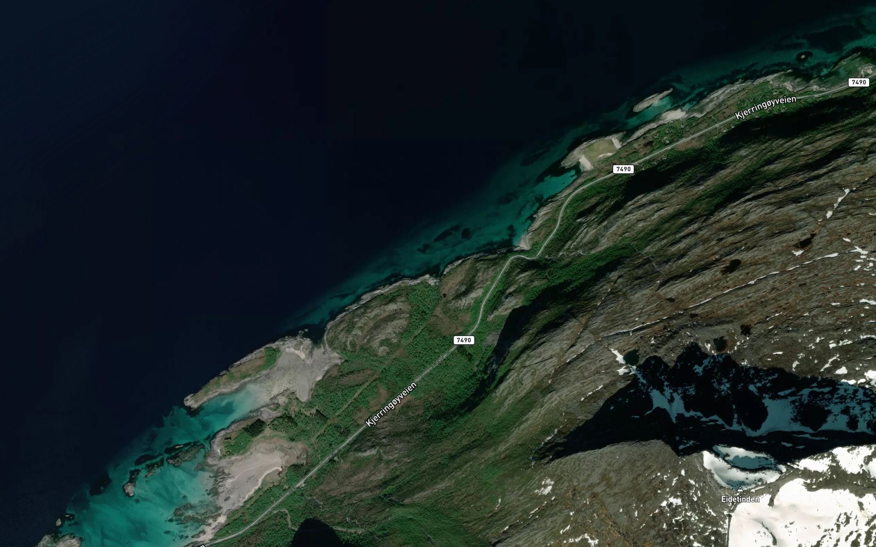 Satellite map of the Salbuvika