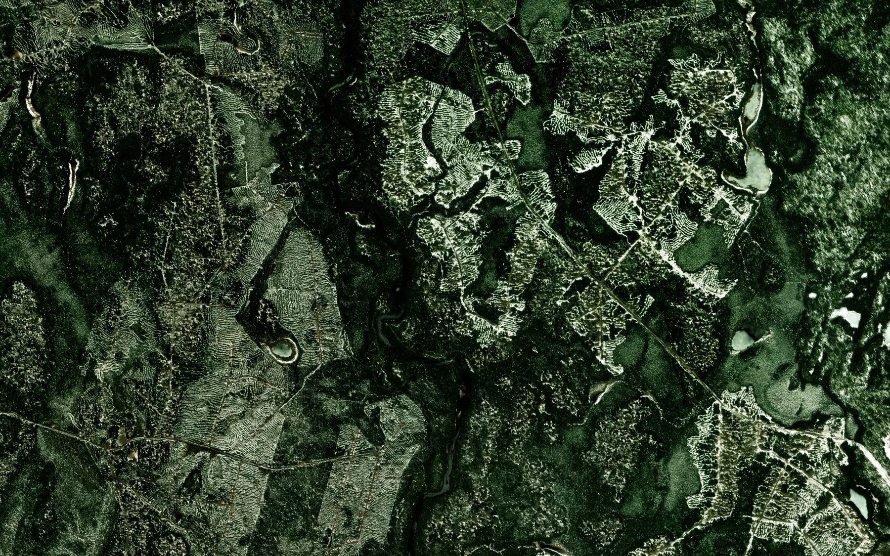 Satellite map of the Barrel Rapids