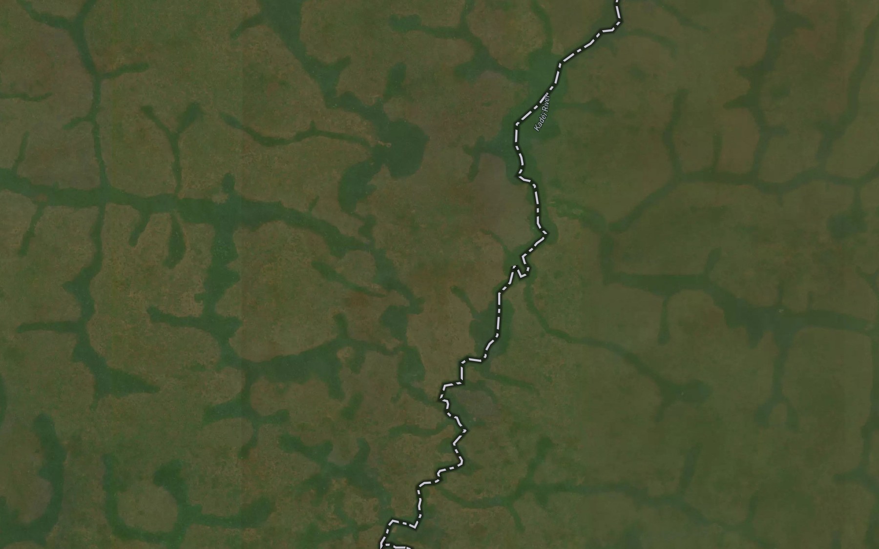 Satellite map of the Meloumba