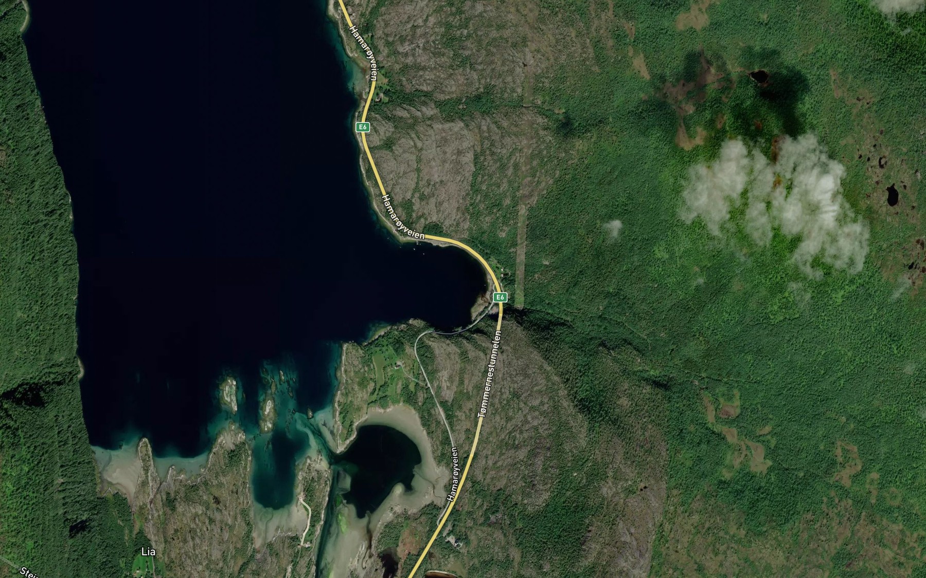 Satellite map of the Storlagmannsvika