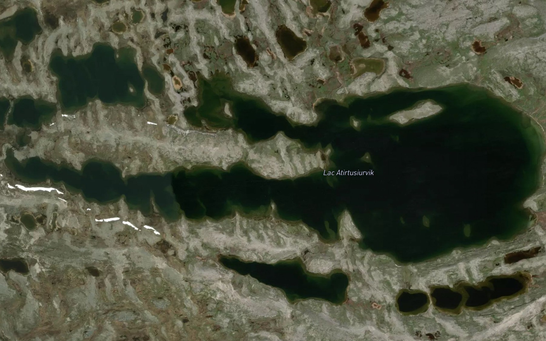 Satellite map of the Lac Atiittusiuviapik
