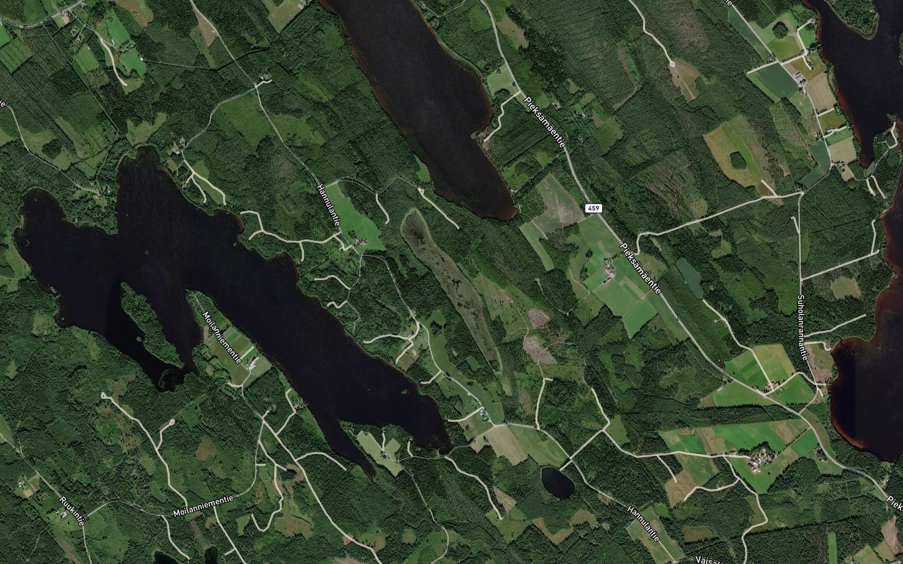 Satellite map of the Kaidanlampi