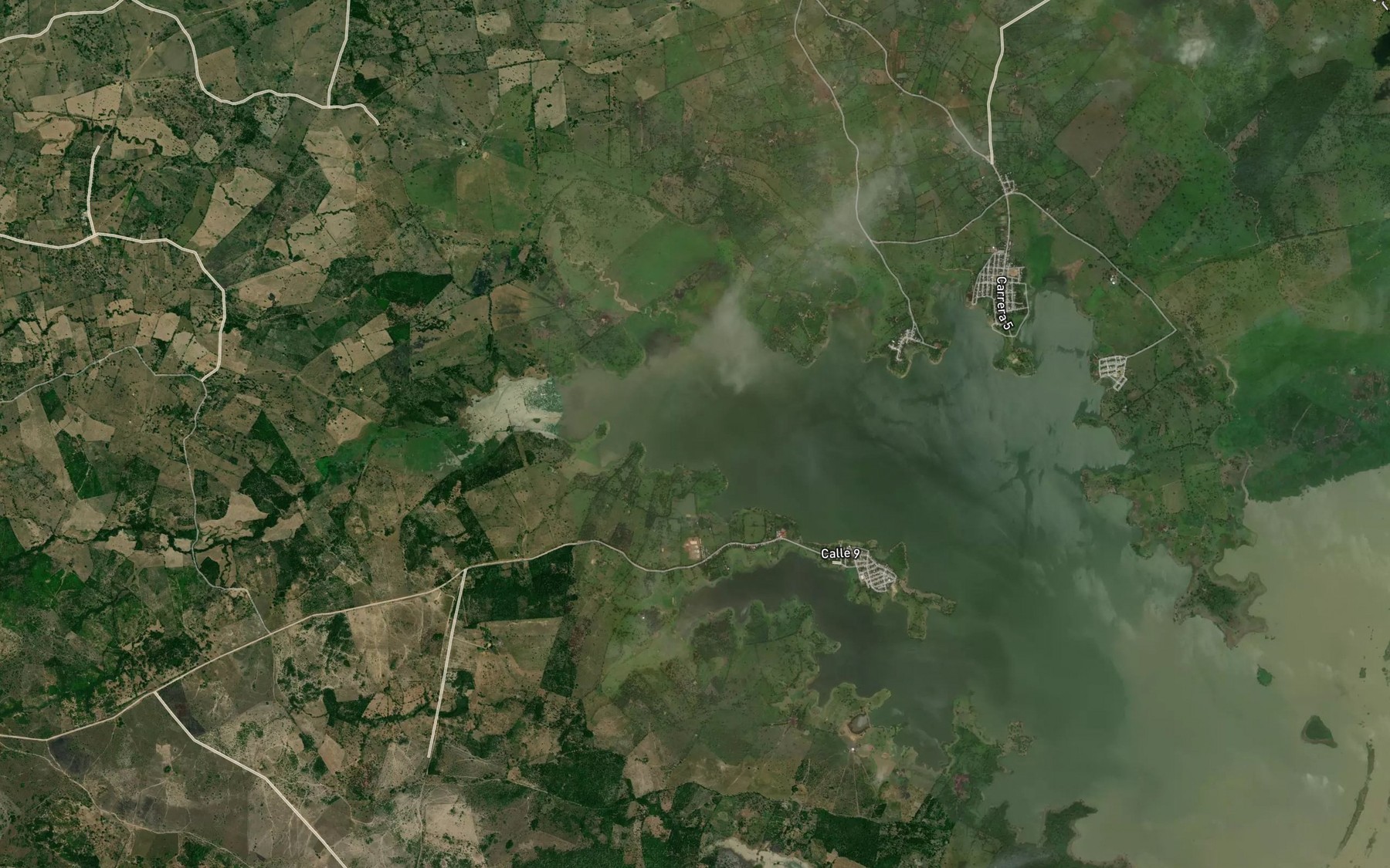 Satellite map of the Arroyo Jobito