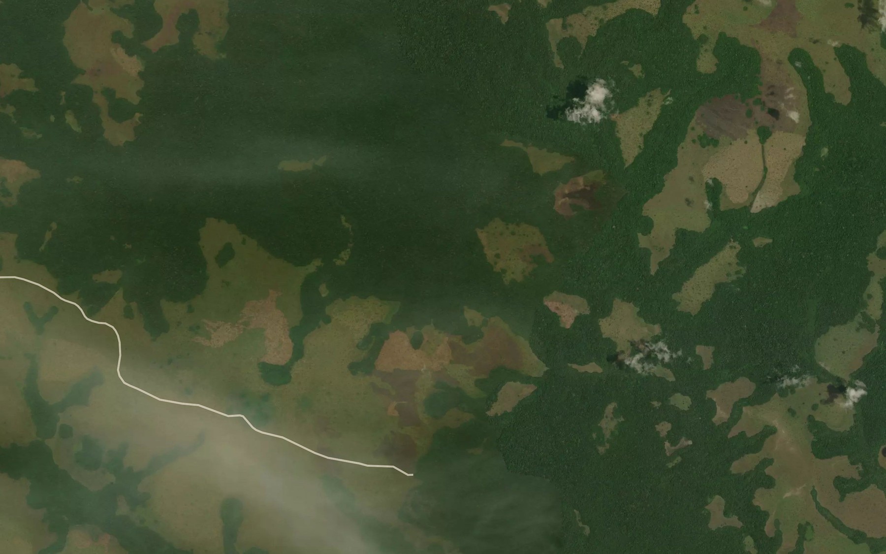 Satellite map of the Tama