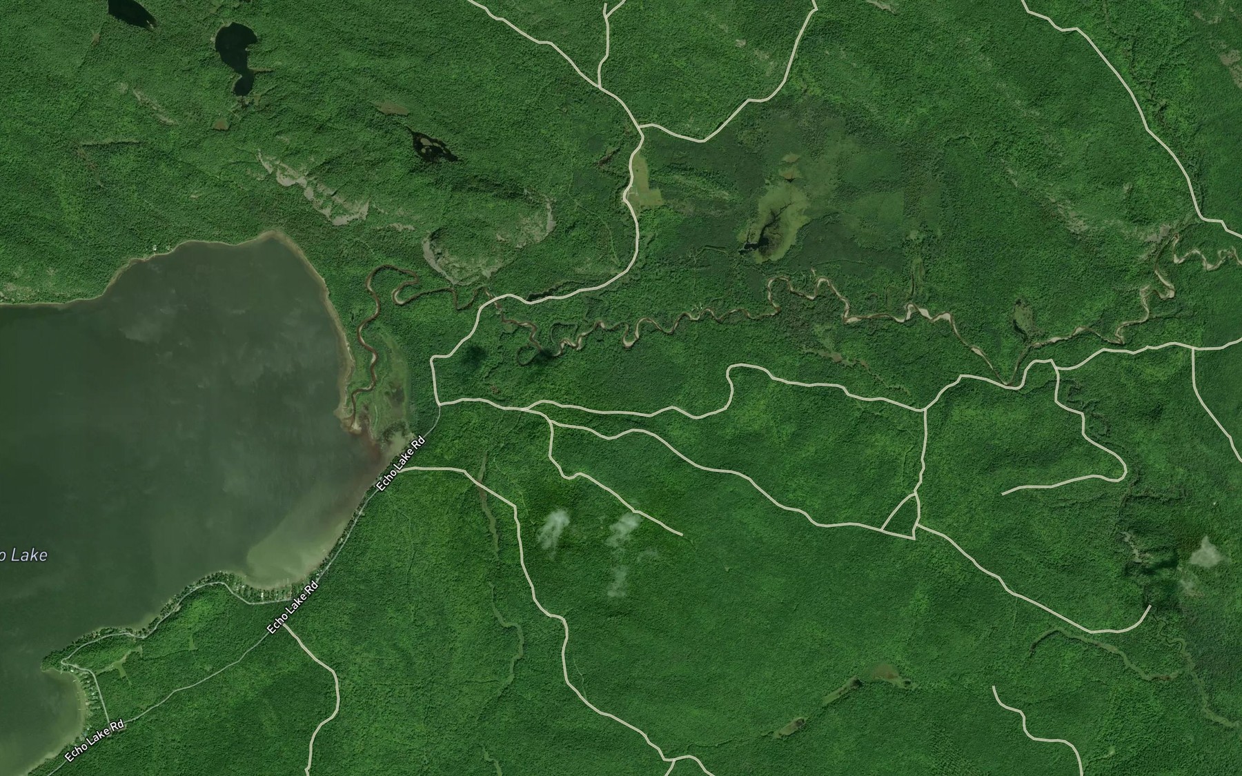 Satellite map of the Pearl Creek