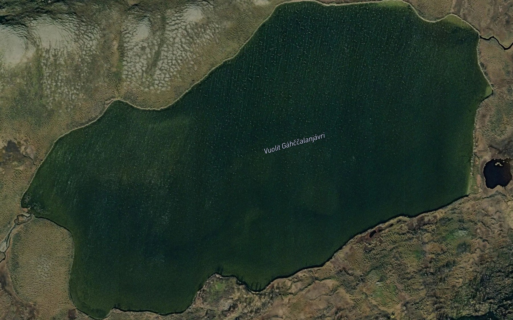 Satellite map of the Gaccalanjavri,vuolit