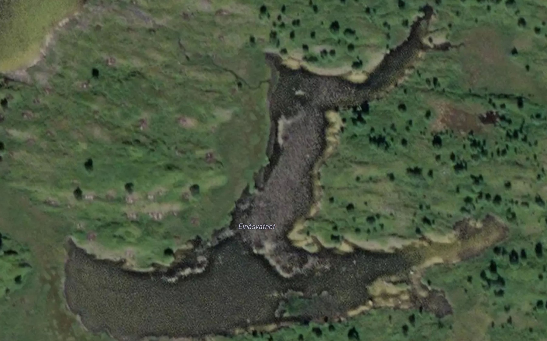 Satellite map of the Einasvatnet