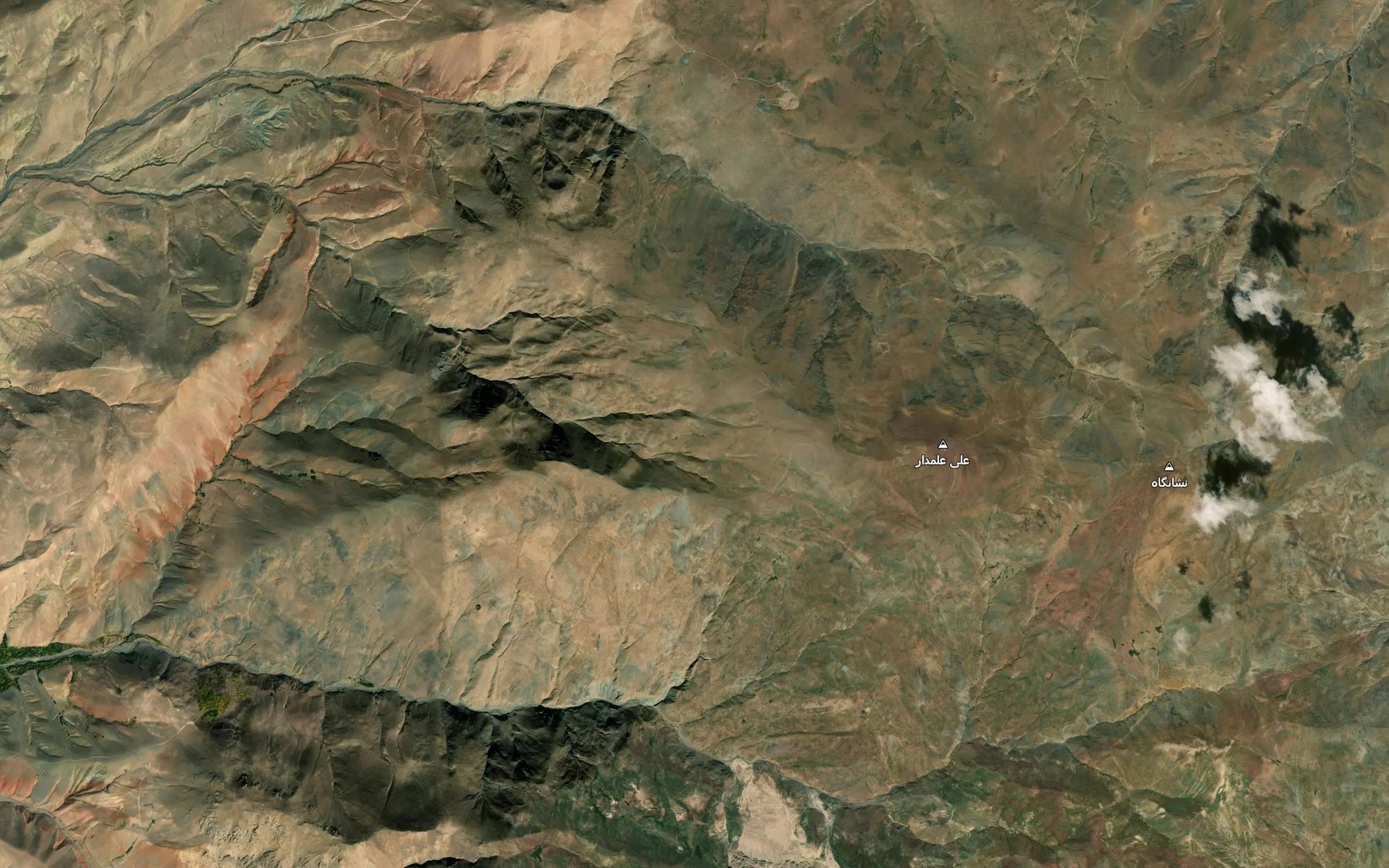 Satellite map of the Cheshmeh-ye Babam Vay Bolaghi