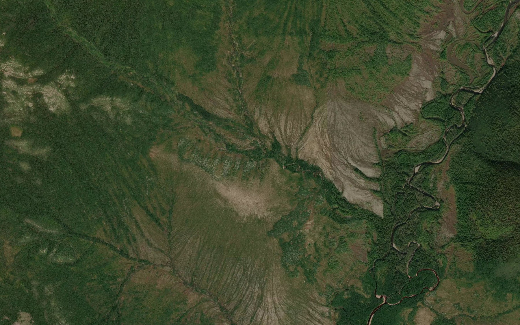 Satellite map of the Tark