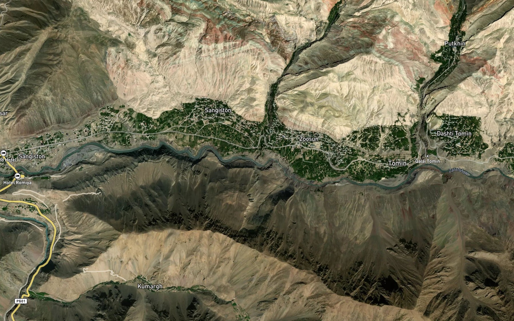 Satellite map of the Zosun