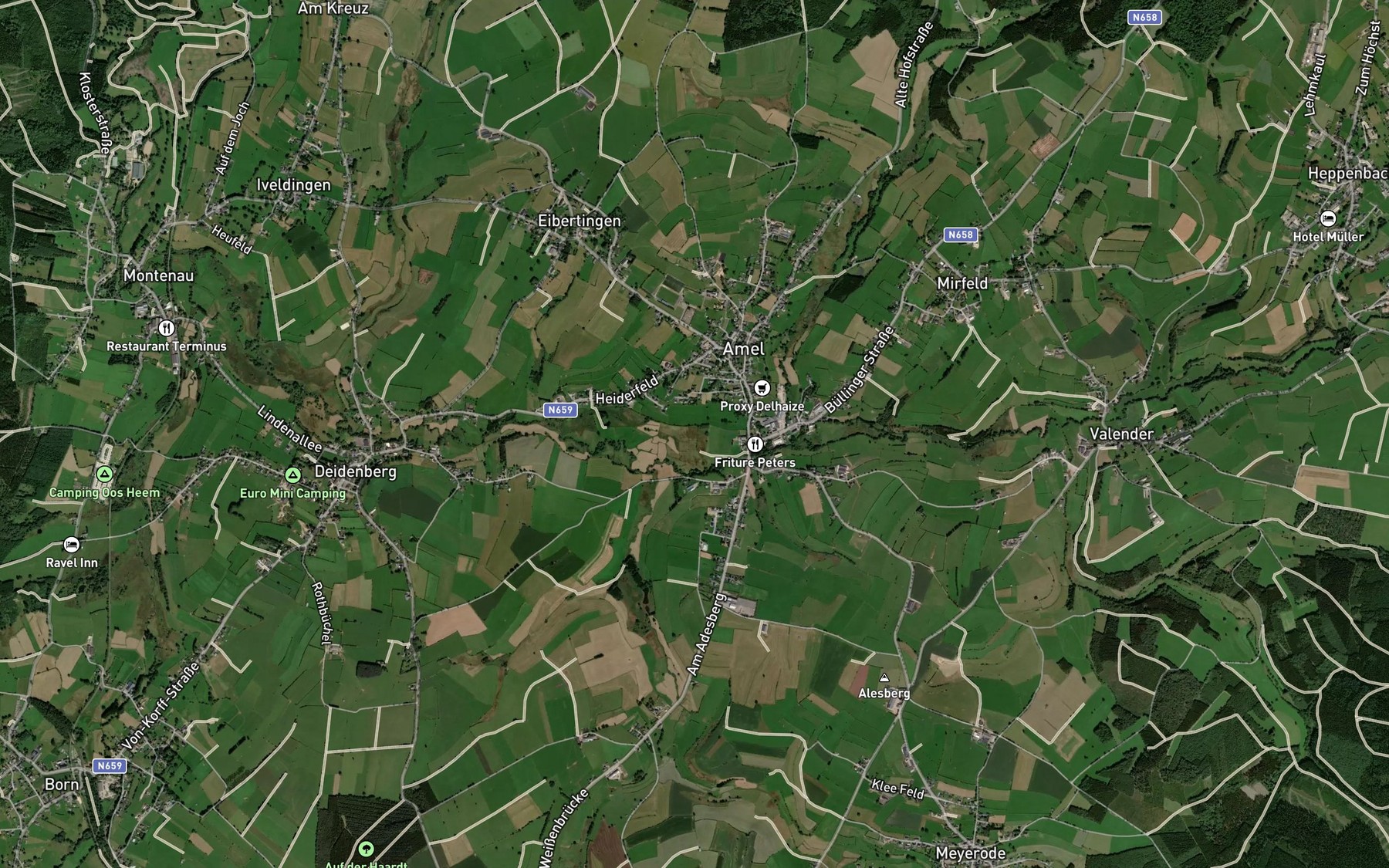 Satellite map of the Moderscheiderbach