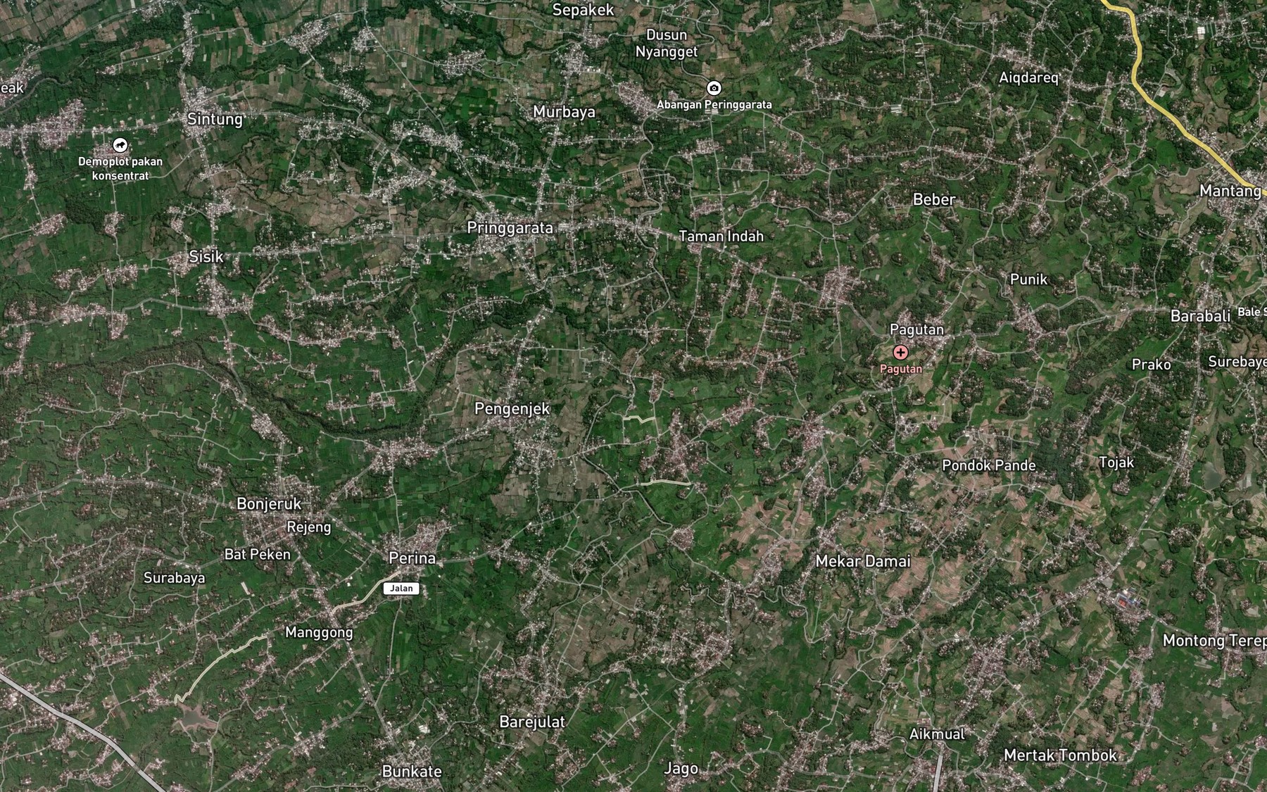 Satellite map of the Telabah Jurangsate