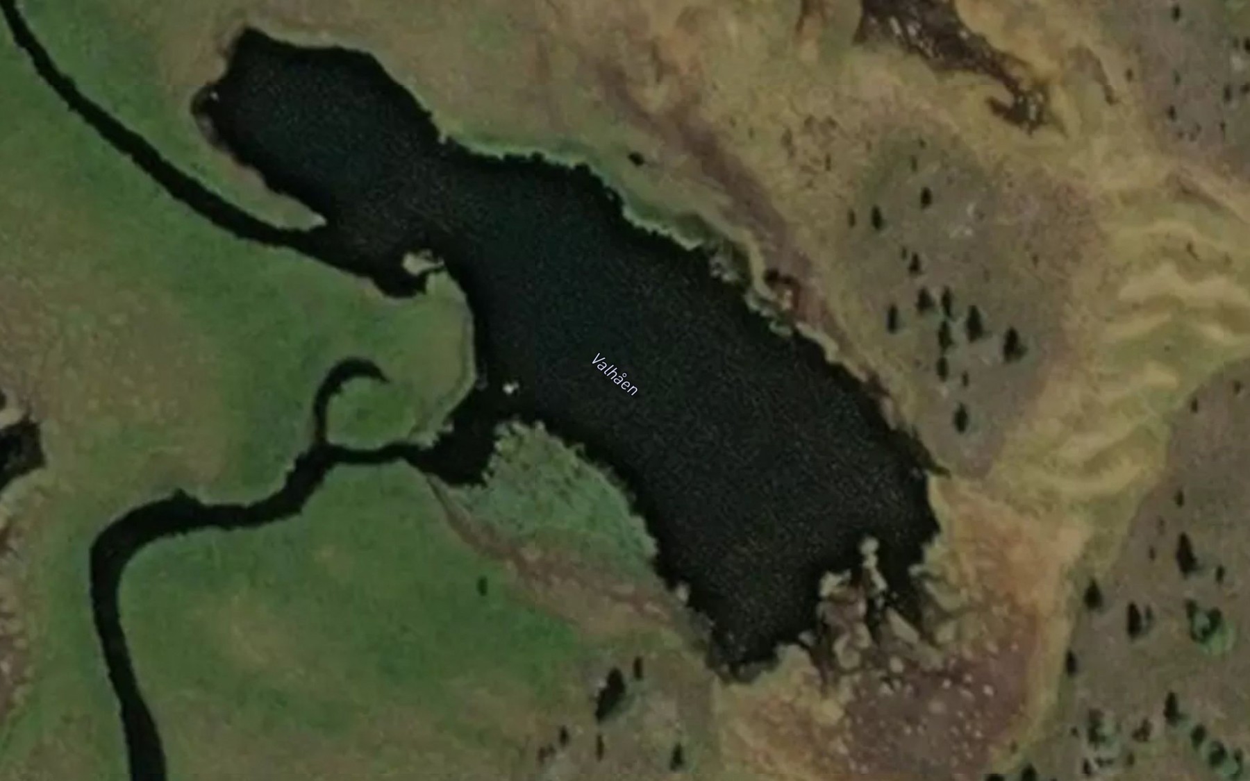 Satellite map of the Valhaen