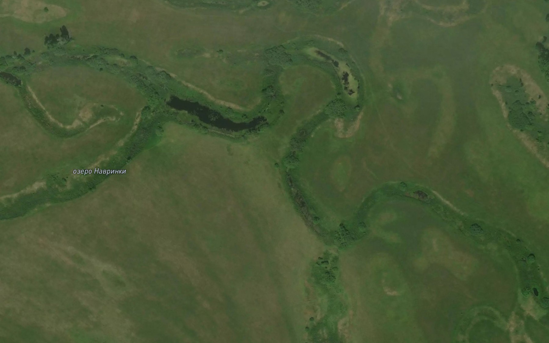 Satellite map of the Ozero Navrinki