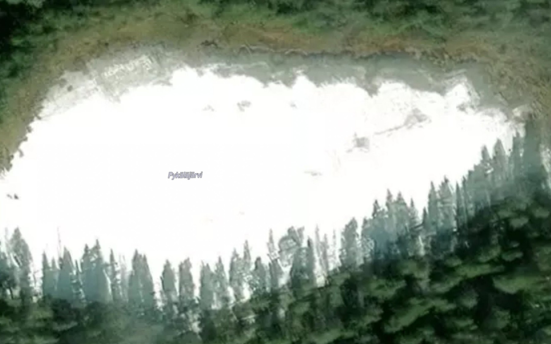 Satellite map of the Pykalajarvi