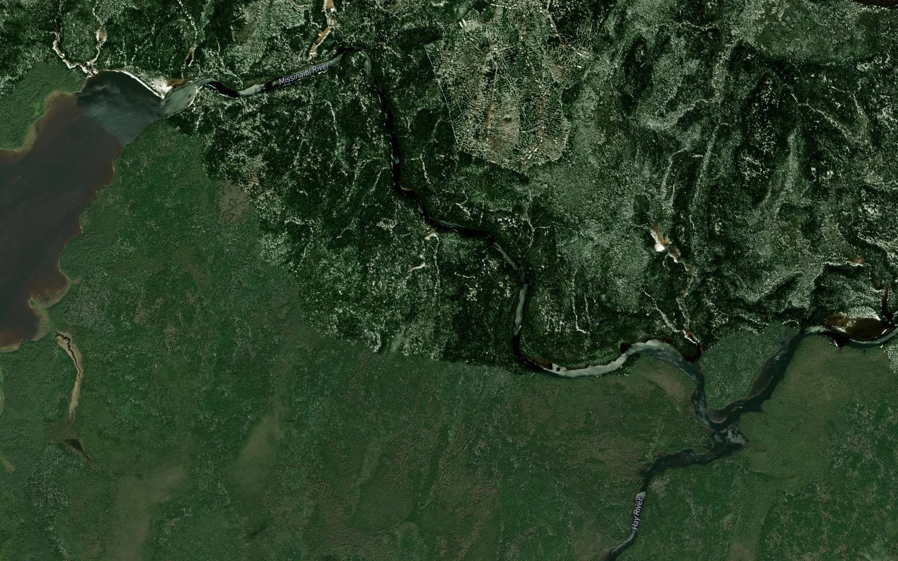 Satellite map of the Cedar Rapids