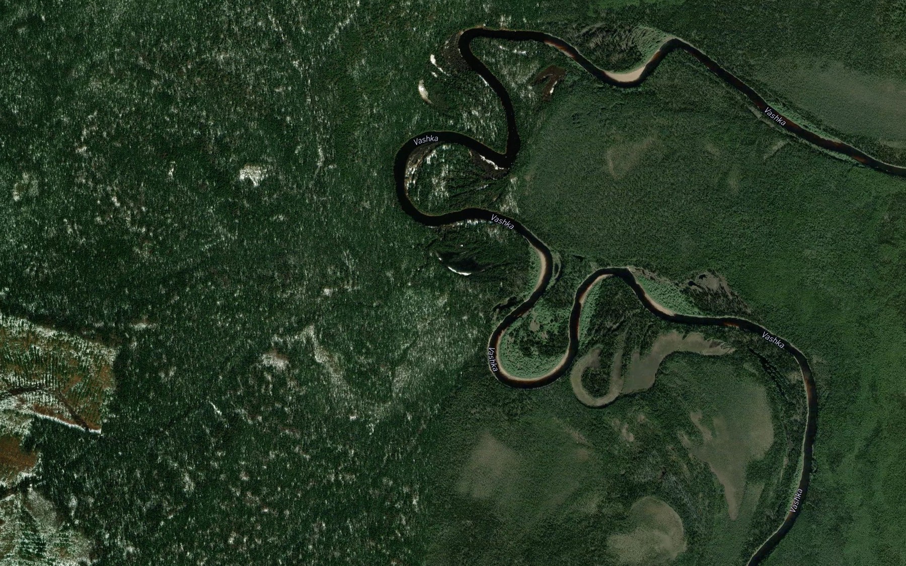 Satellite map of the Sormayas