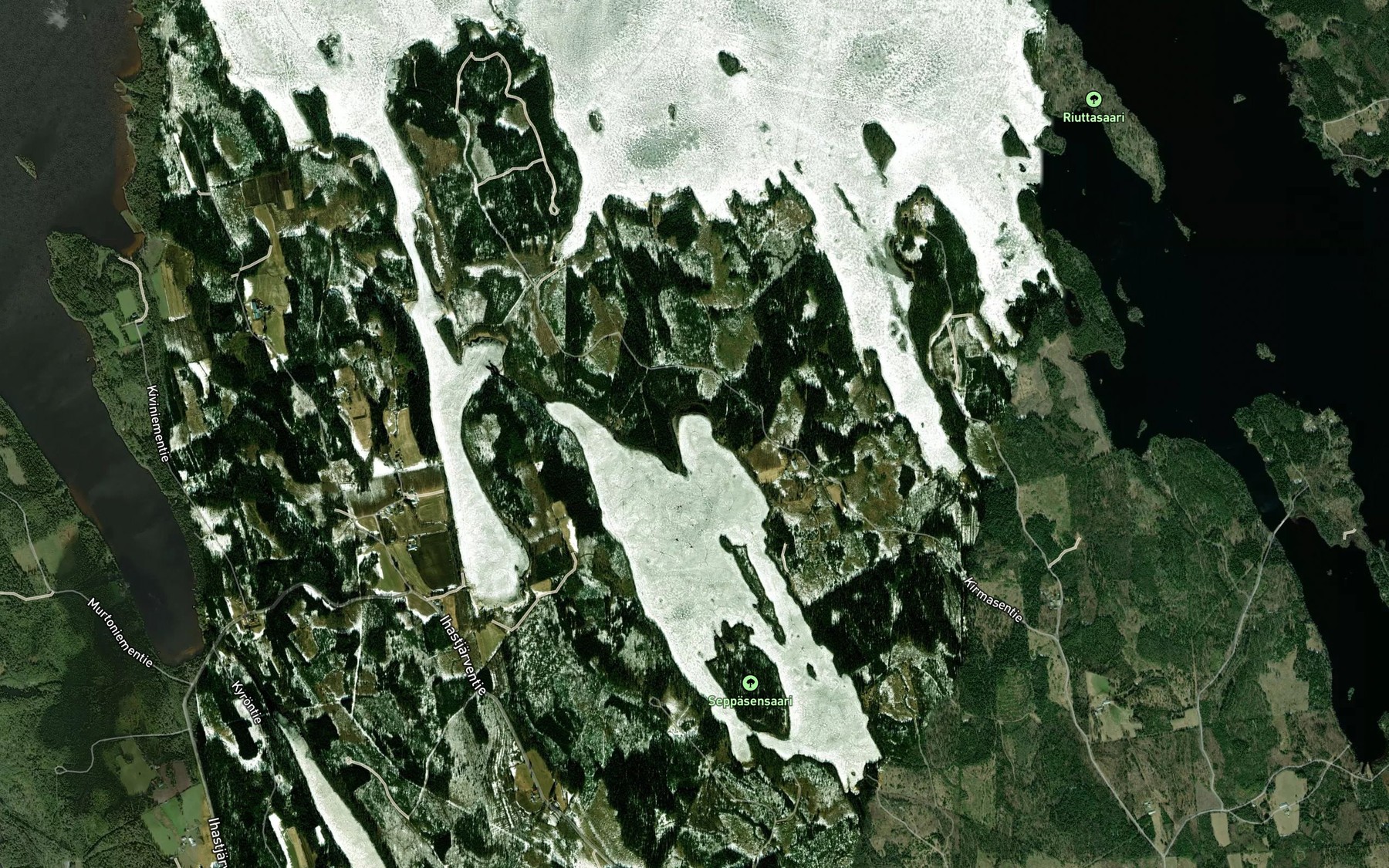 Satellite map of the Koilahti
