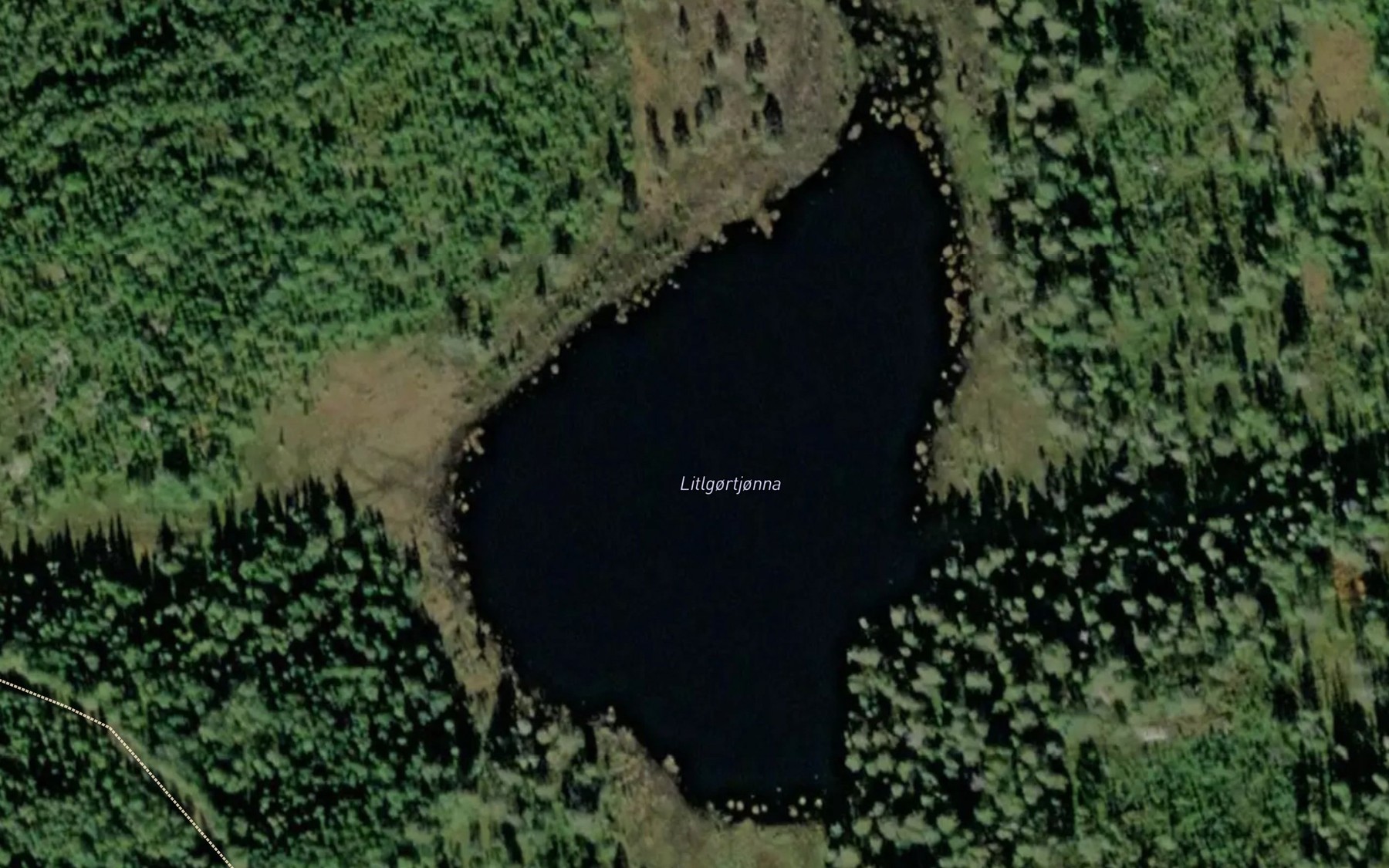 Satellite map of the Litl - Gortjonna
