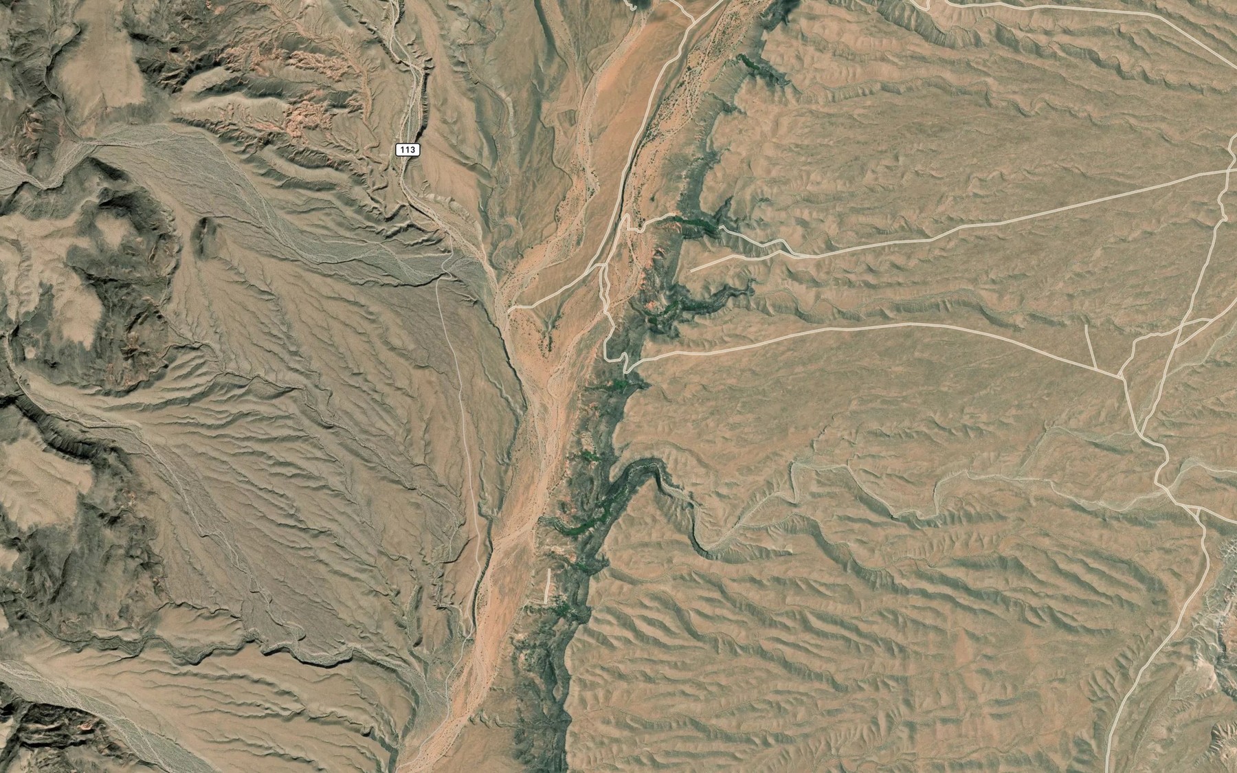 Satellite map of the Whiskey Spring