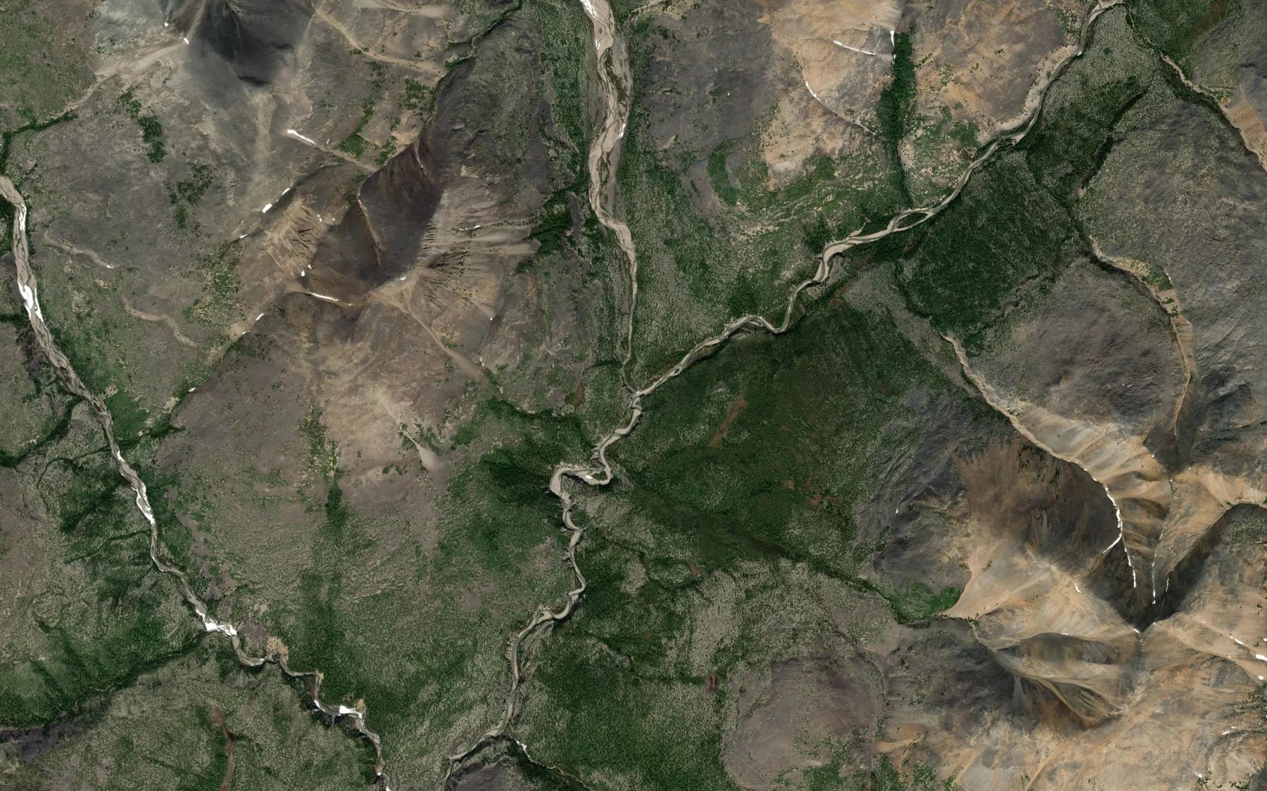 Satellite map of the Kholodnyy