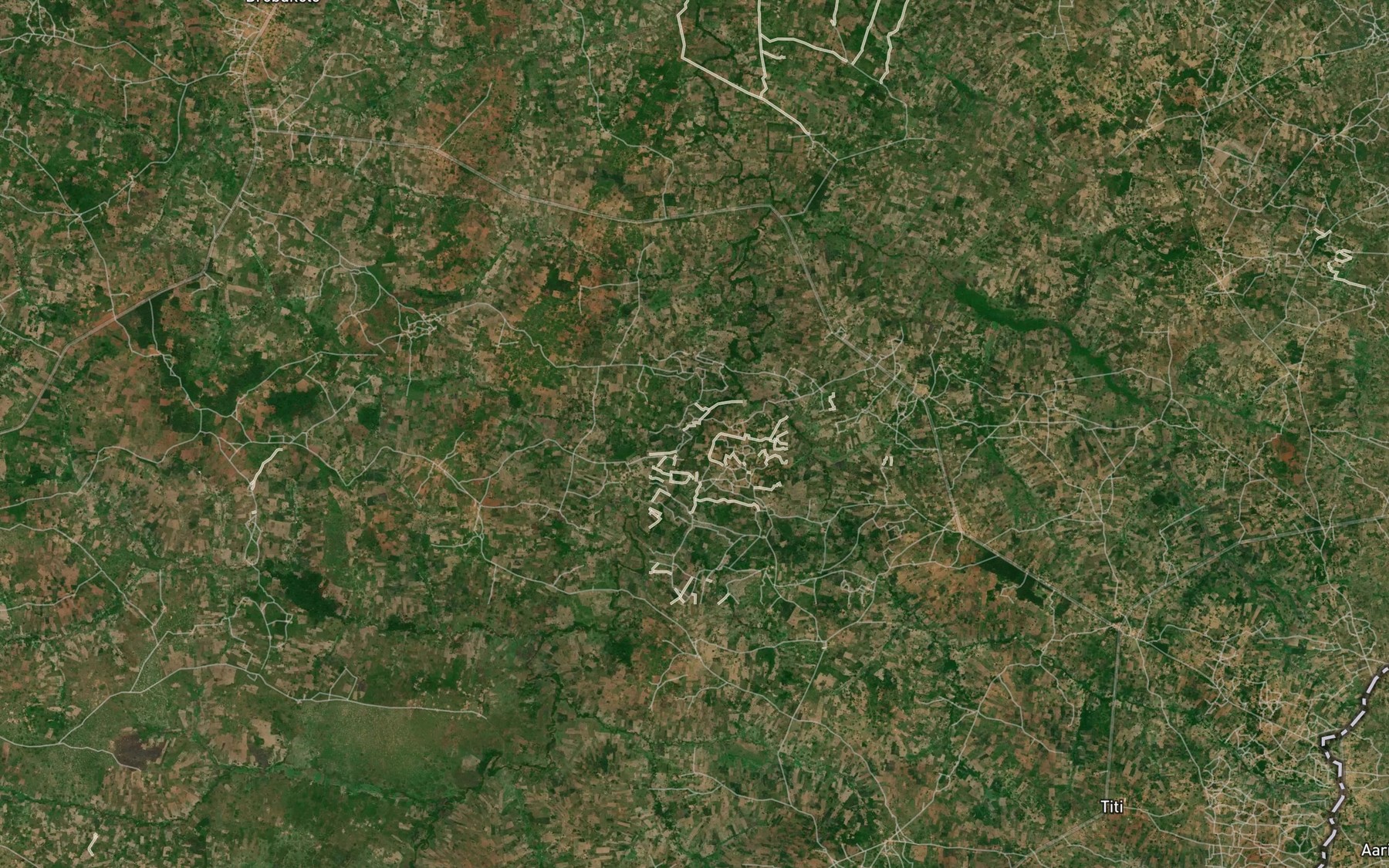 Satellite map of the Zumbara