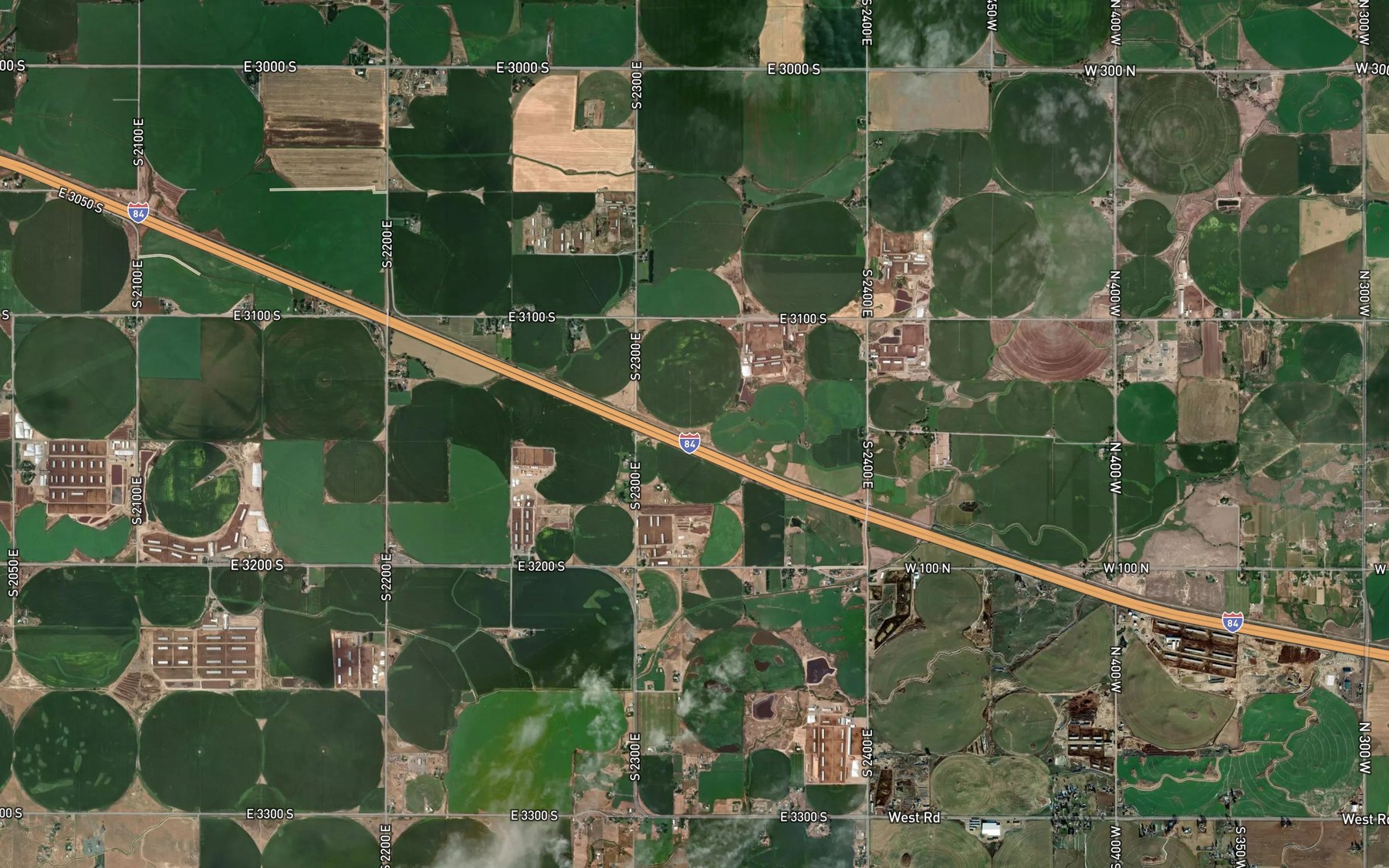 Satellite map of the Lateral S-8